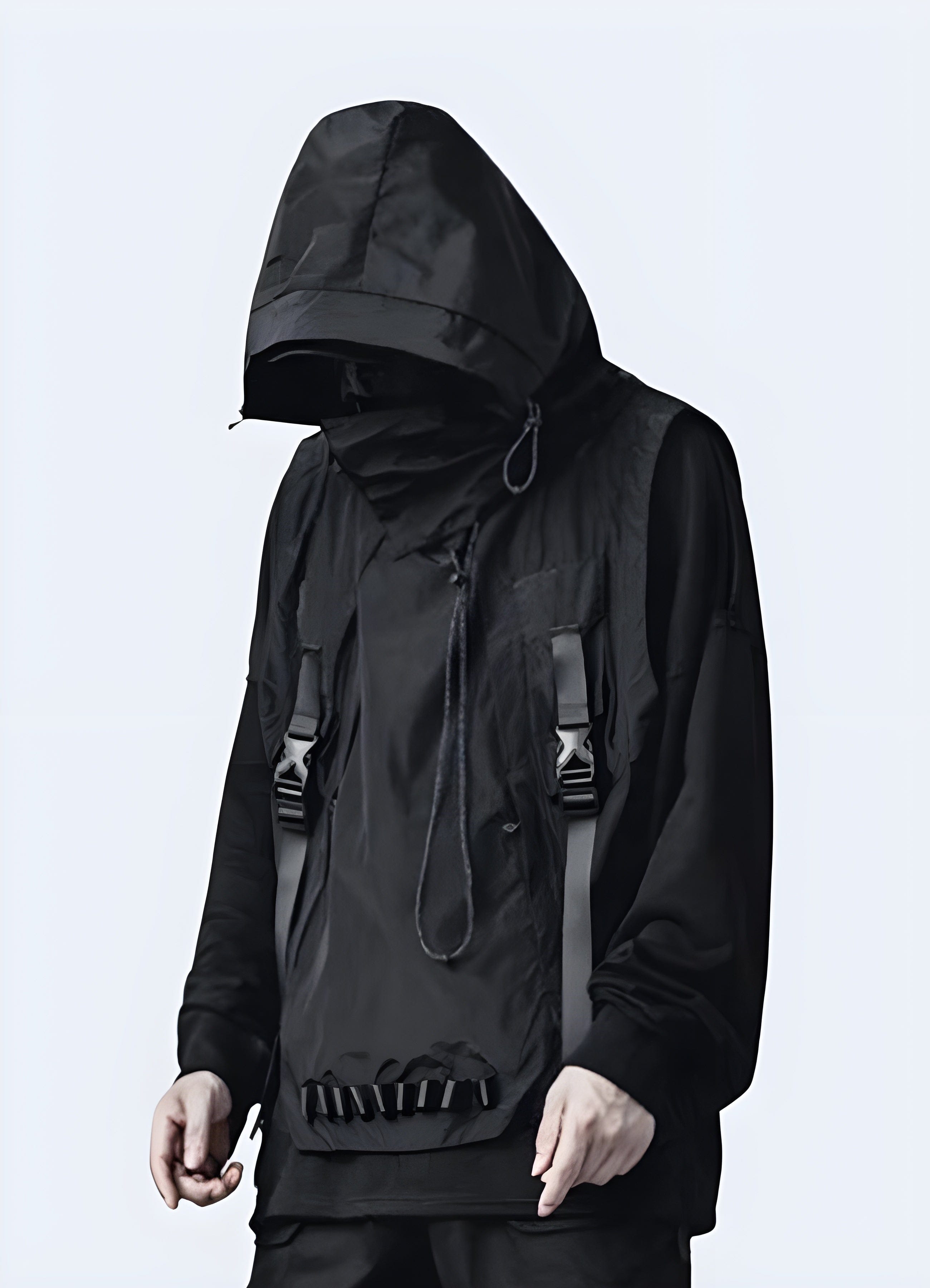 HOODED VEST