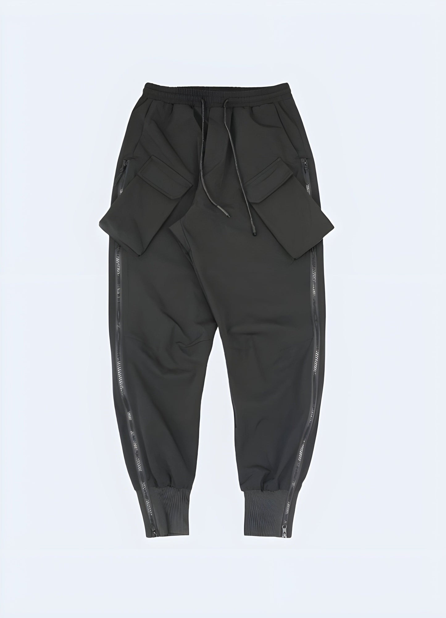 Technical pants front view, modern utility design – UK.