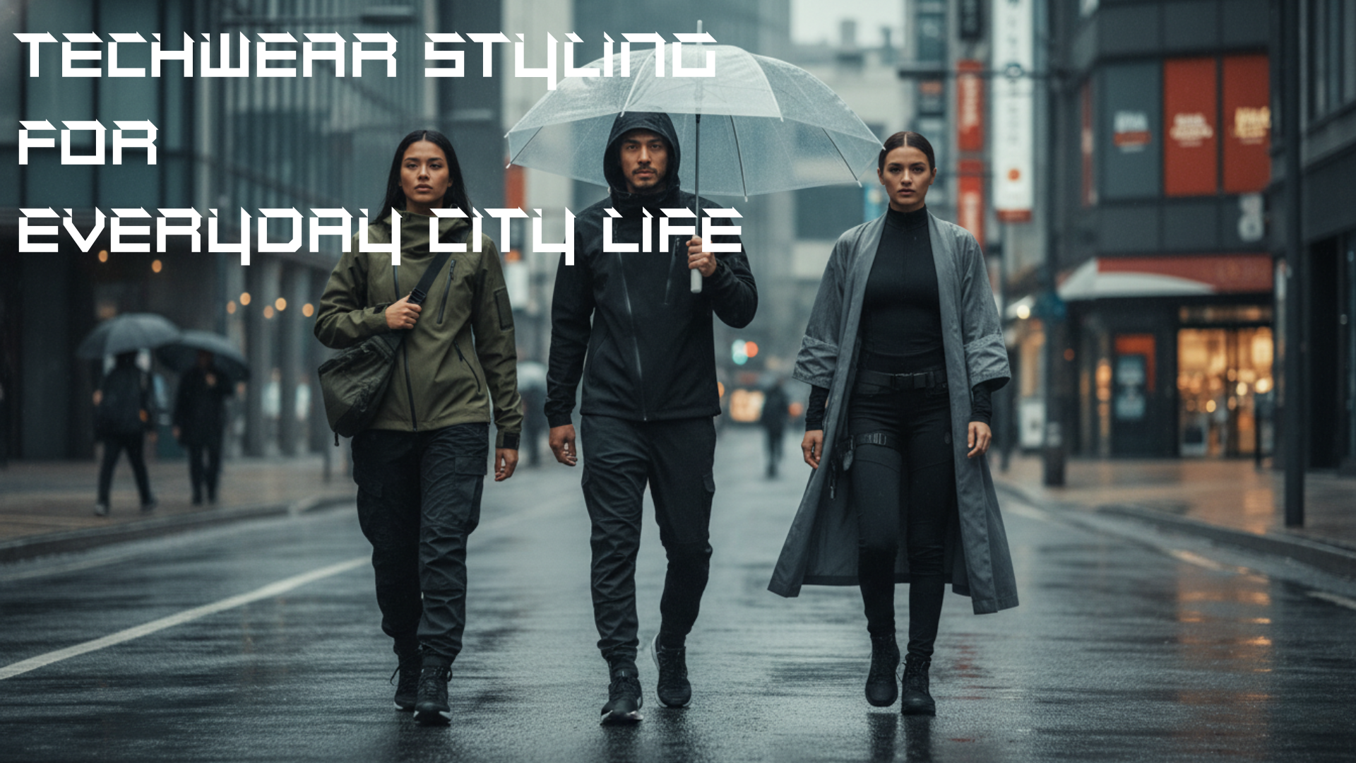 Techwear Styling City Life: 5 Essentials for Urban Utility – Blackout ...