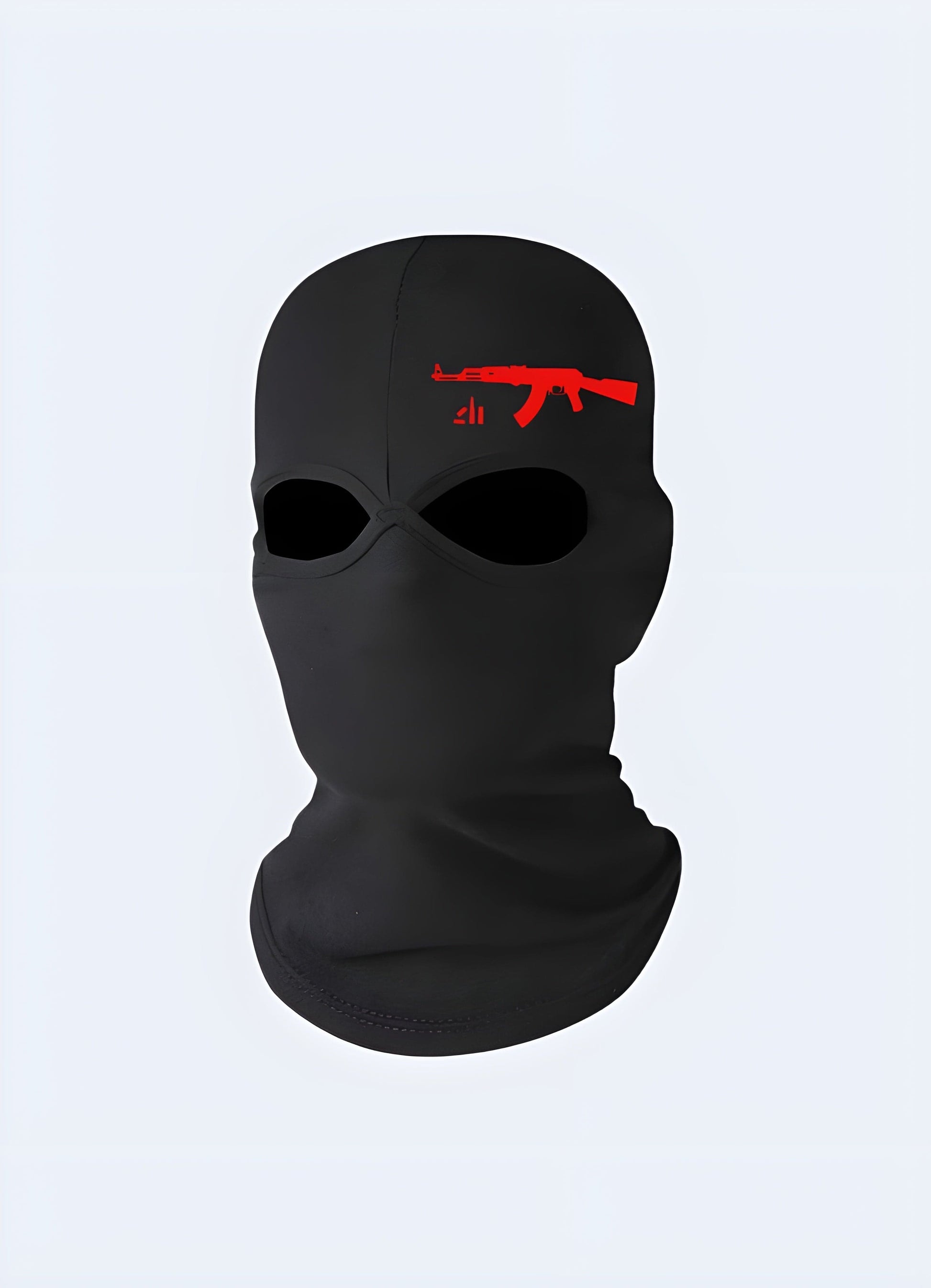 AK-47 balaclava with a sleek design and high-quality fabric. Provides full face coverage and comfort for tactical scenarios.