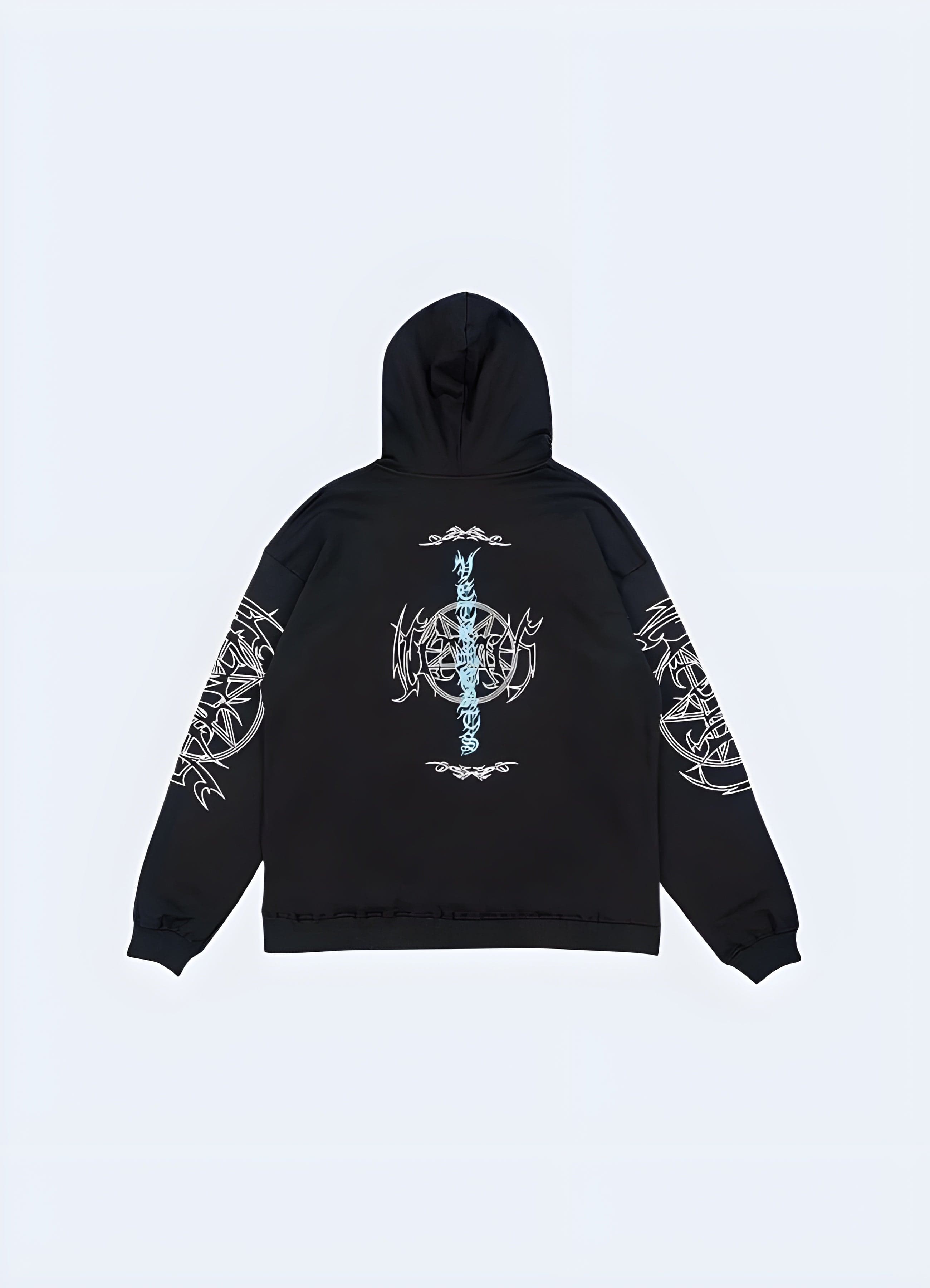 Barbed Wire Hoodie – Blackout Techwear UK