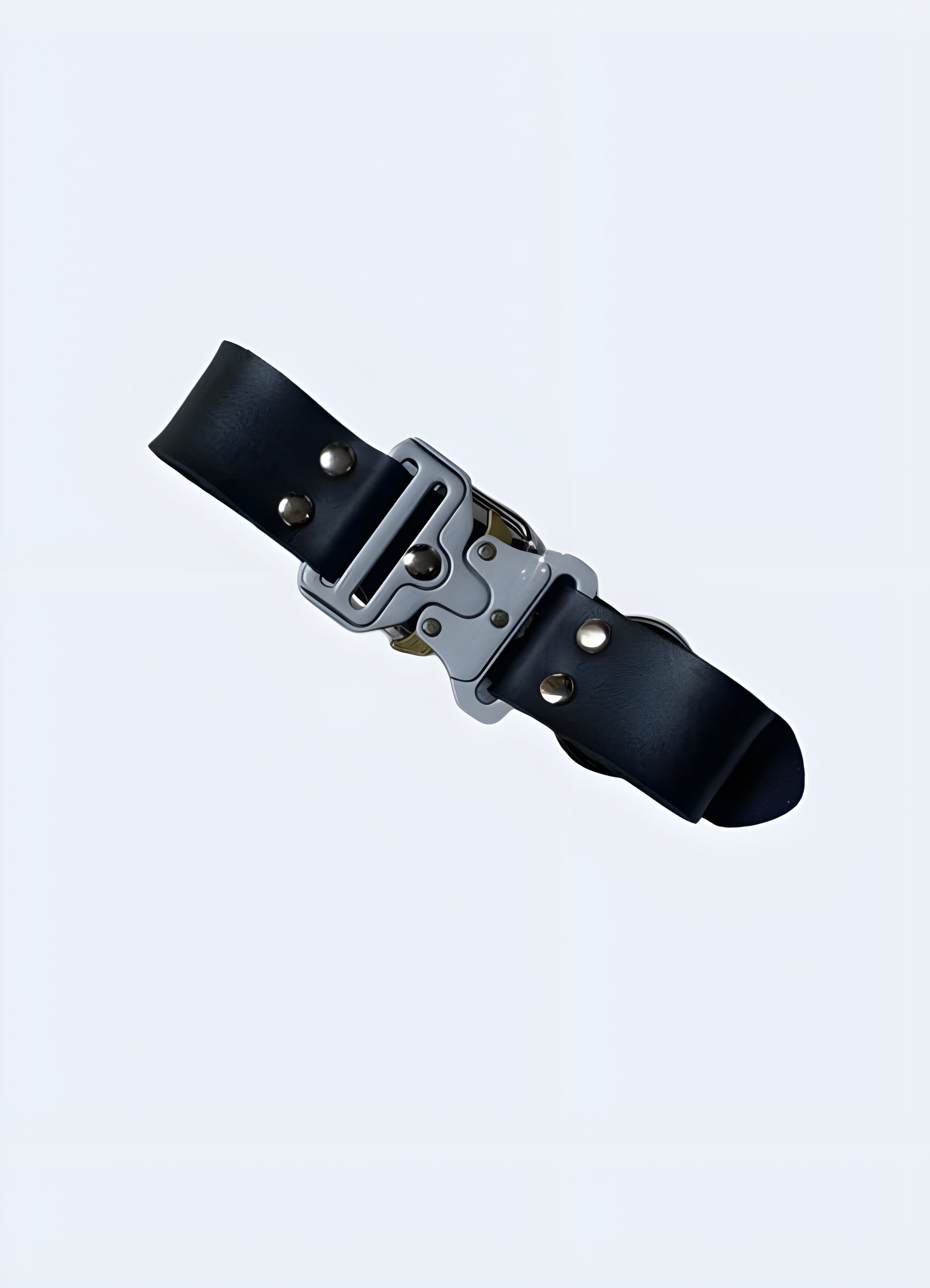 Leather buckle choker online
