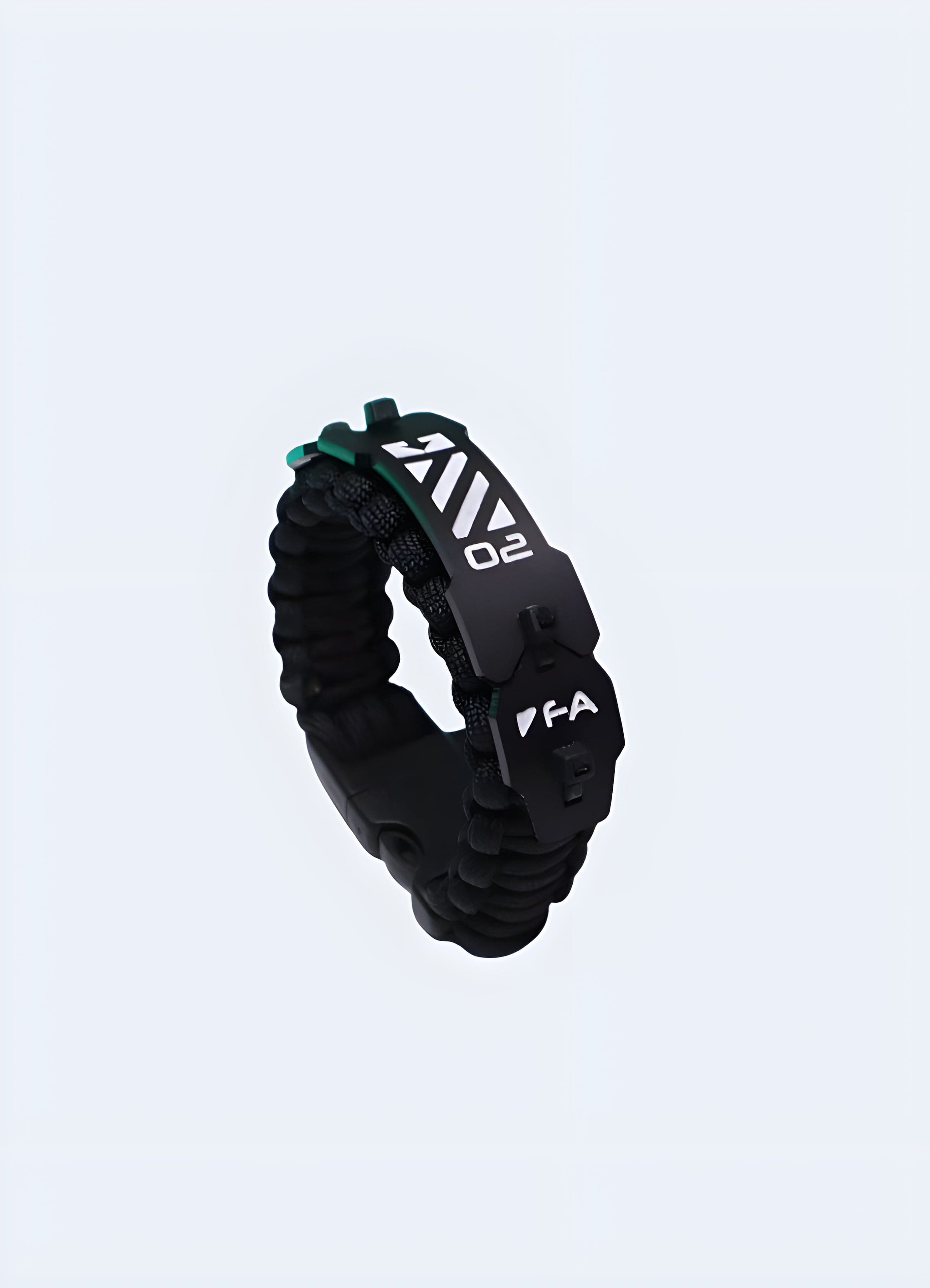 Black Techwear Cyberpunk Bracelet – Blackout Techwear UK