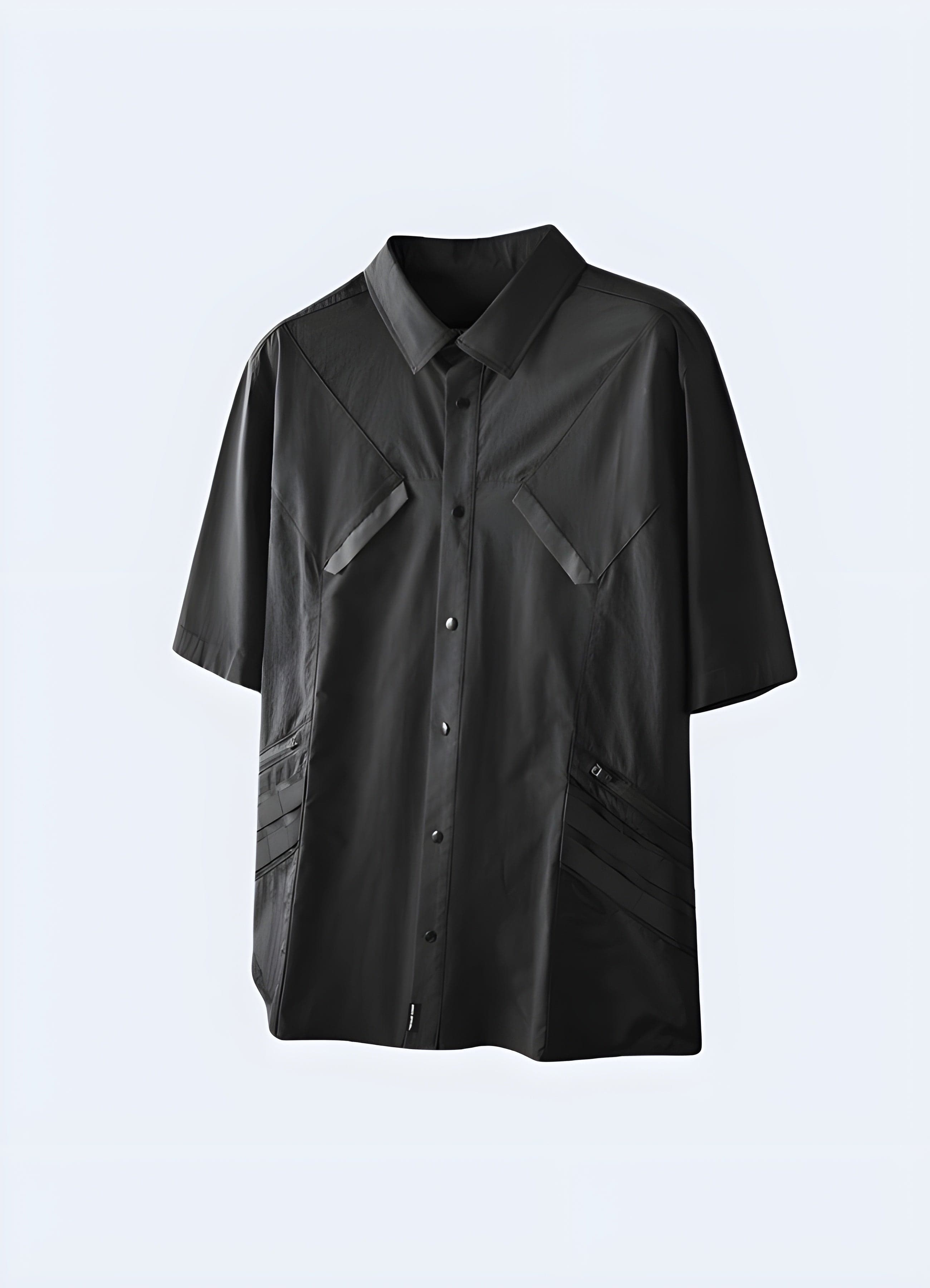 Black Techwear Shirt