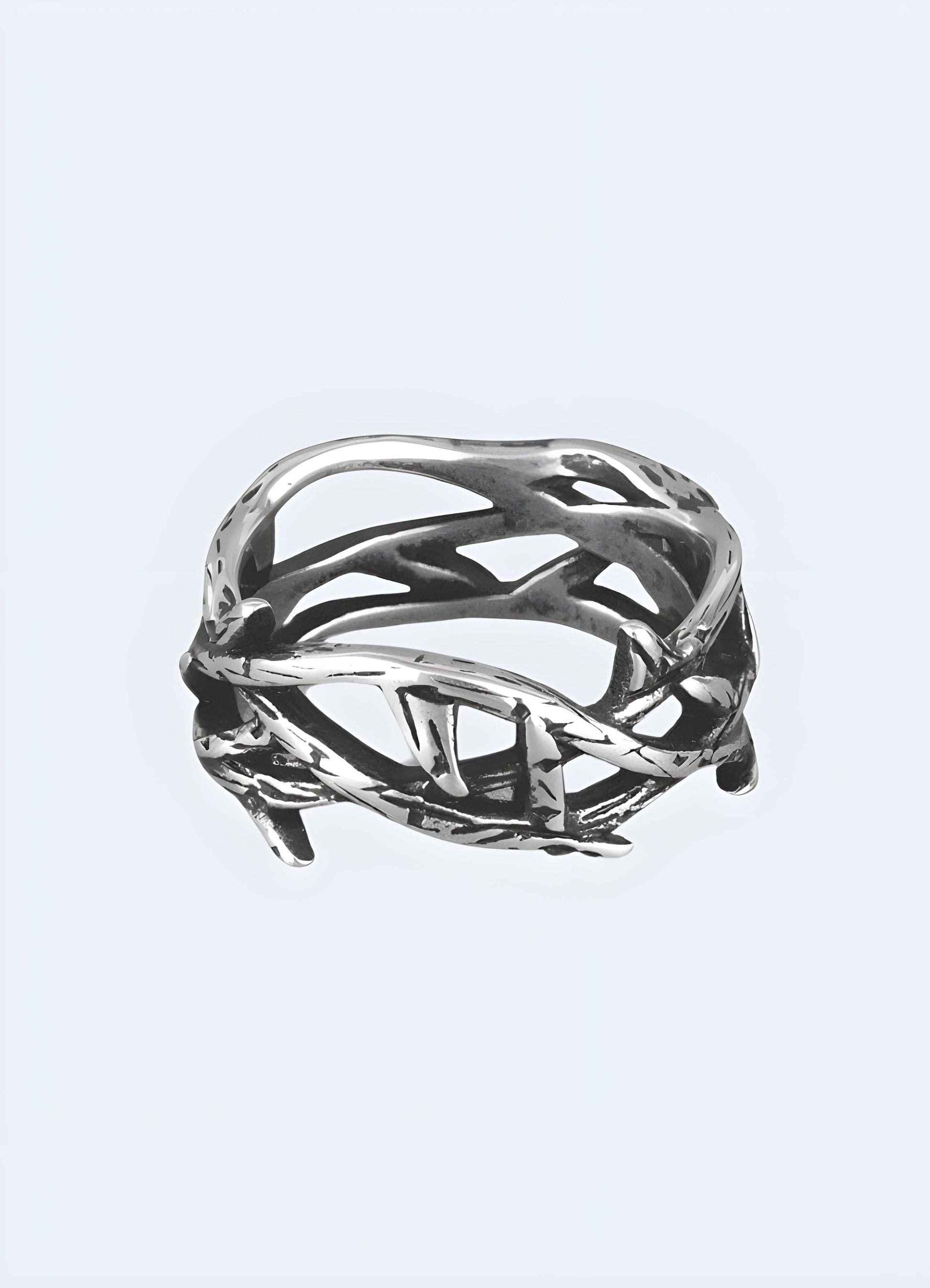 A unique branch ring from the UK, showcasing an organic design, perfect for nature-inspired fashion.