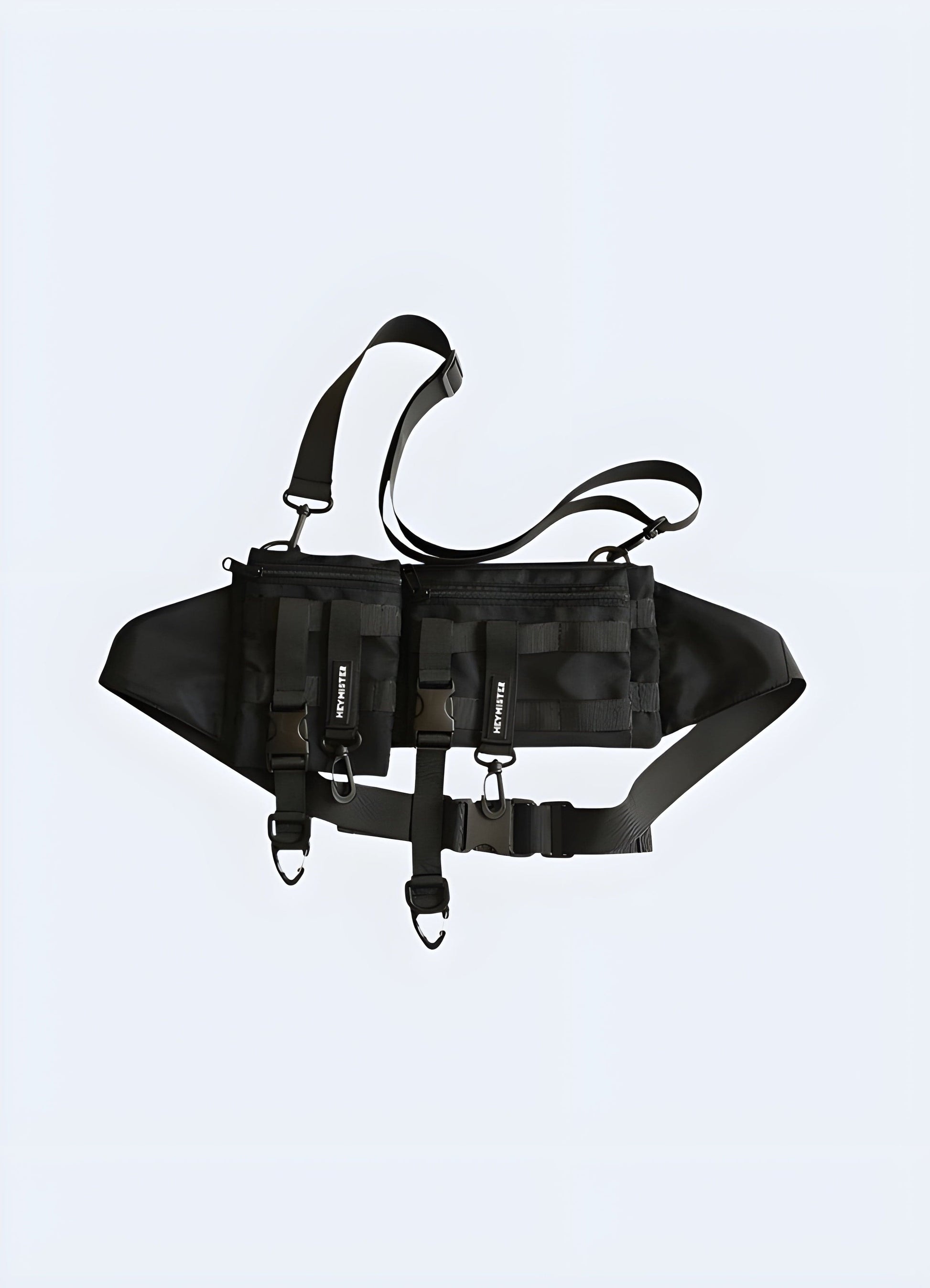 Techwear chest bag, a futuristic accessory blending style and functionality in the UK.