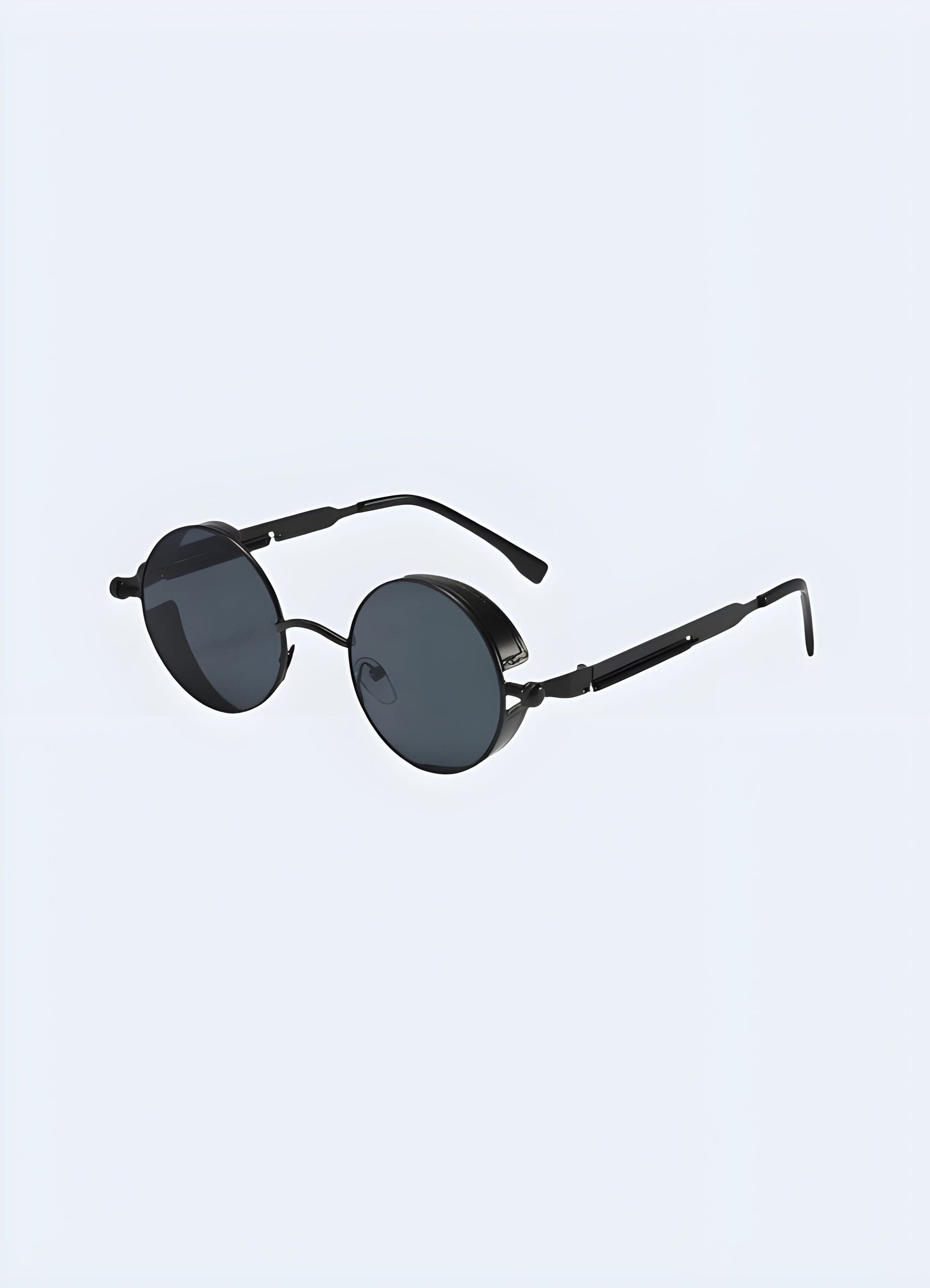 Glasses Frames Black Circle Goggles Circle Retro Sunglasses