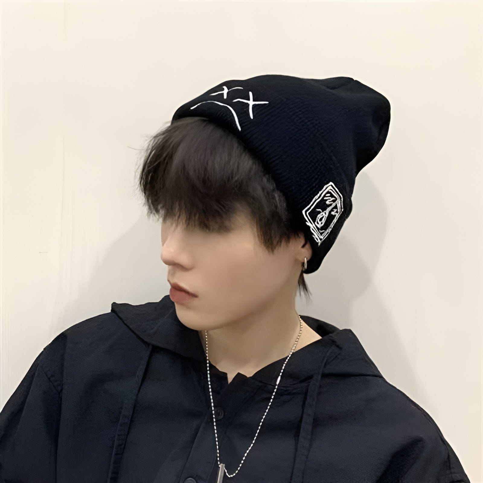 Sad Beanie – Blackout Techwear UK