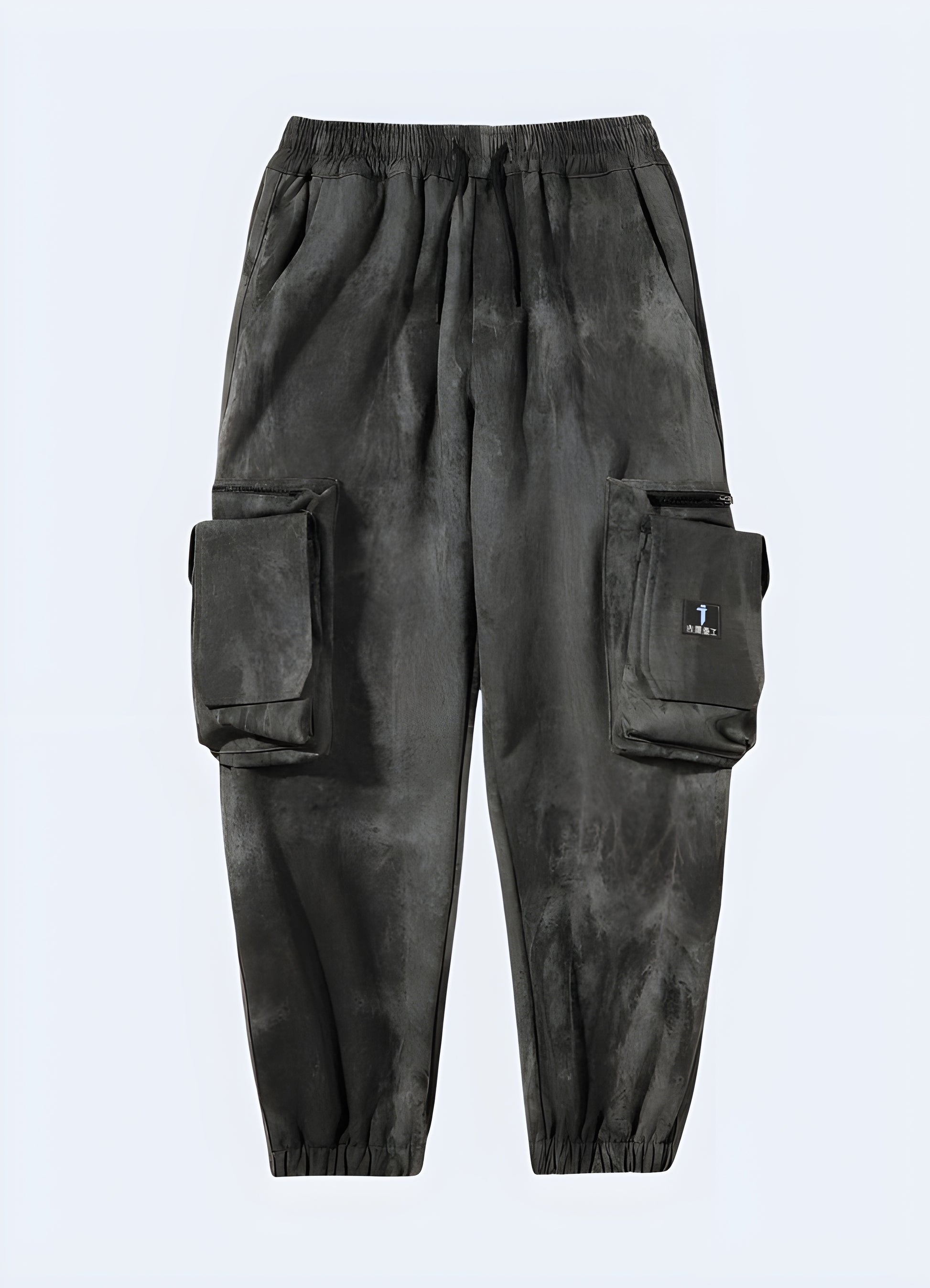 Fashionable dark grey cargo pants available in the UK, offering a sleek and modern take on the classic utility-inspired design for a stylish and practical look.