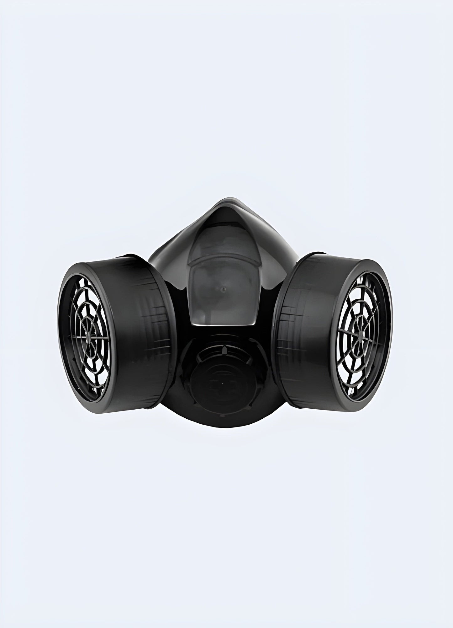 Dystopian respirator mask, showcasing its futuristic and protective design, available for purchase in the UK.