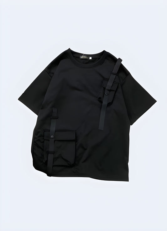 Sleek black function shirt designed for versatility and performance, perfect for active individuals in the UK.