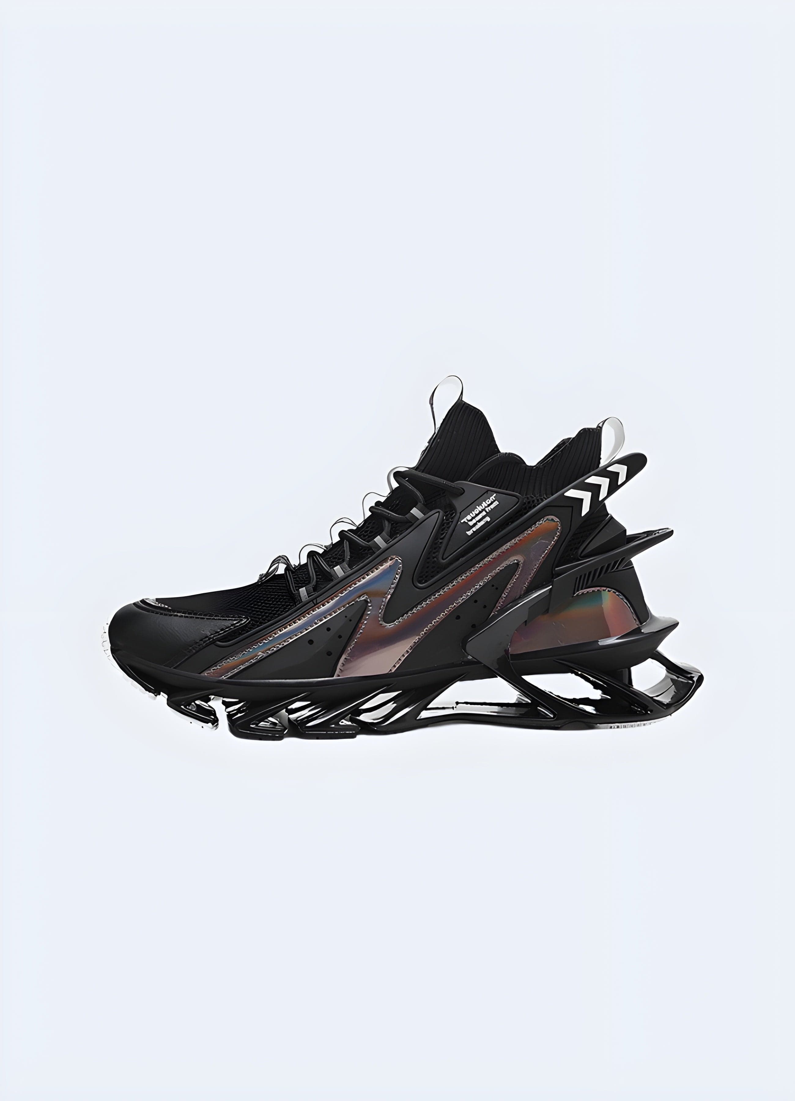 Futuristic Looking Sneakers Blackout Techwear UK