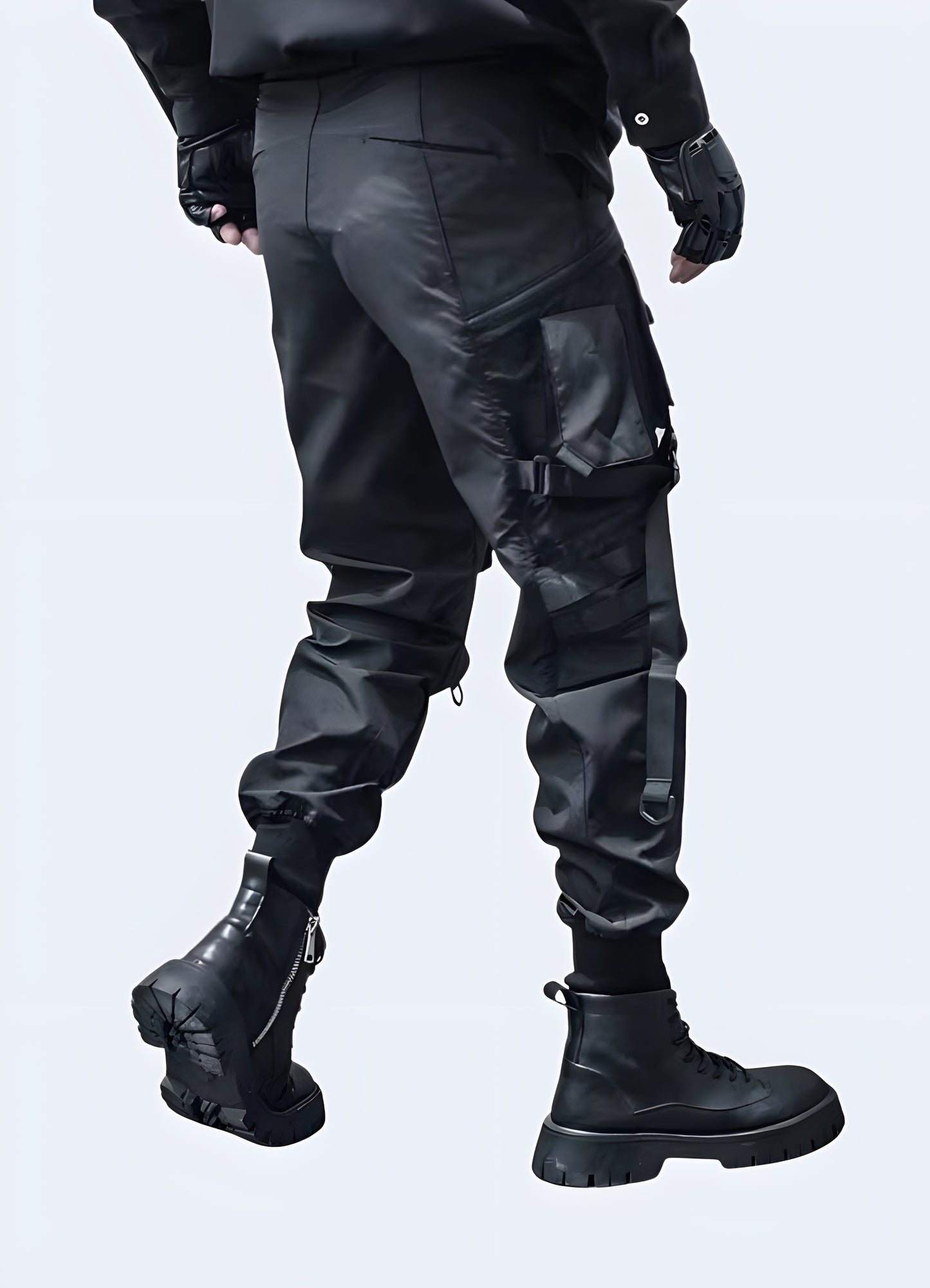 Cutting-edge futuristic pants available in the UK, featuring innovative designs and high-tech materials for a bold, avant-garde look that pushes the boundaries of fashion.