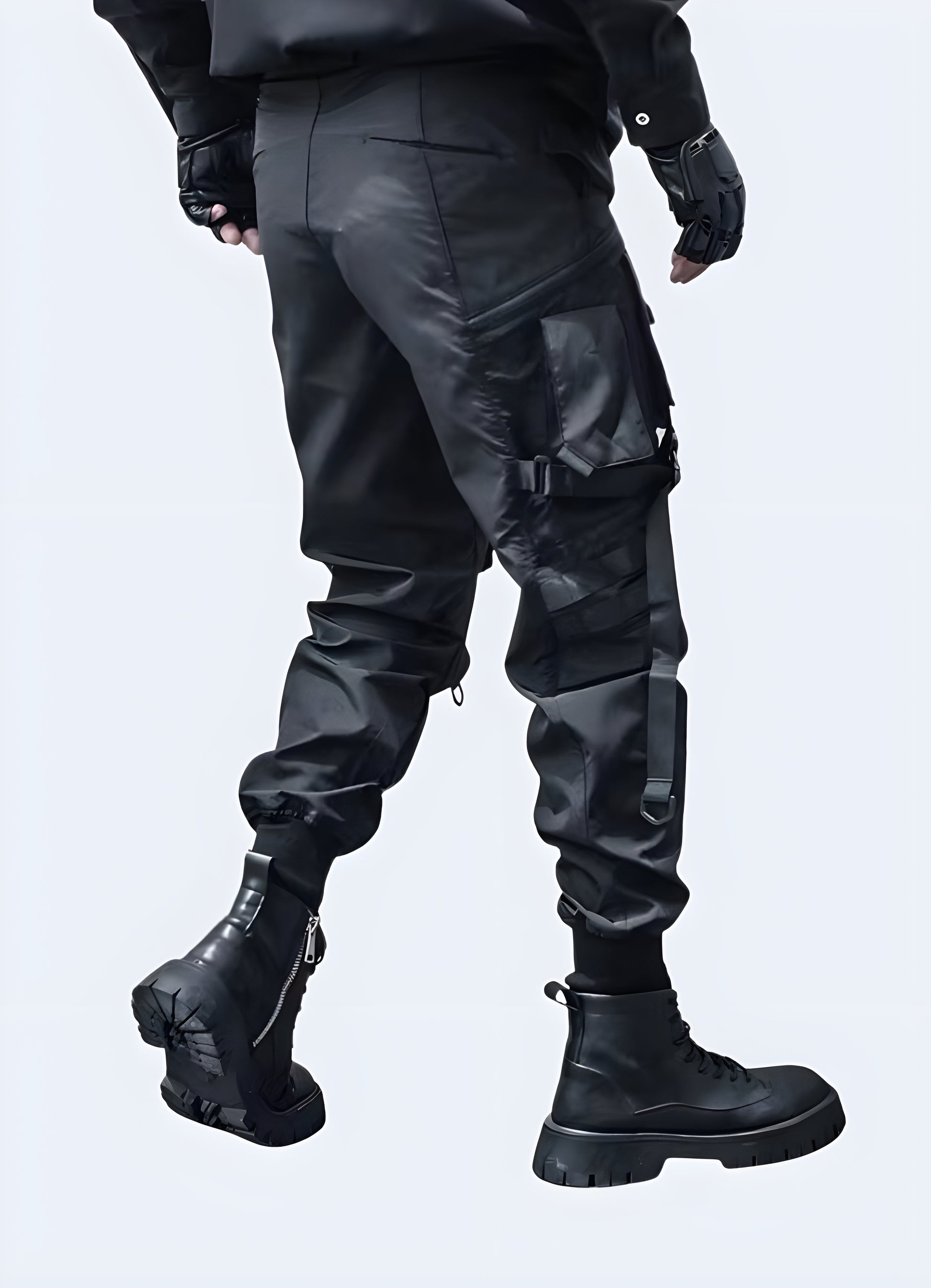 Cutting-edge futuristic pants available in the UK, featuring innovative designs and high-tech materials for a bold, avant-garde look that pushes the boundaries of fashion.