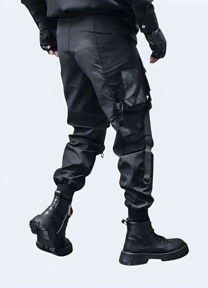 Cutting-edge futuristic pants available in the UK, featuring innovative designs and high-tech materials for a bold, avant-garde look that pushes the boundaries of fashion.