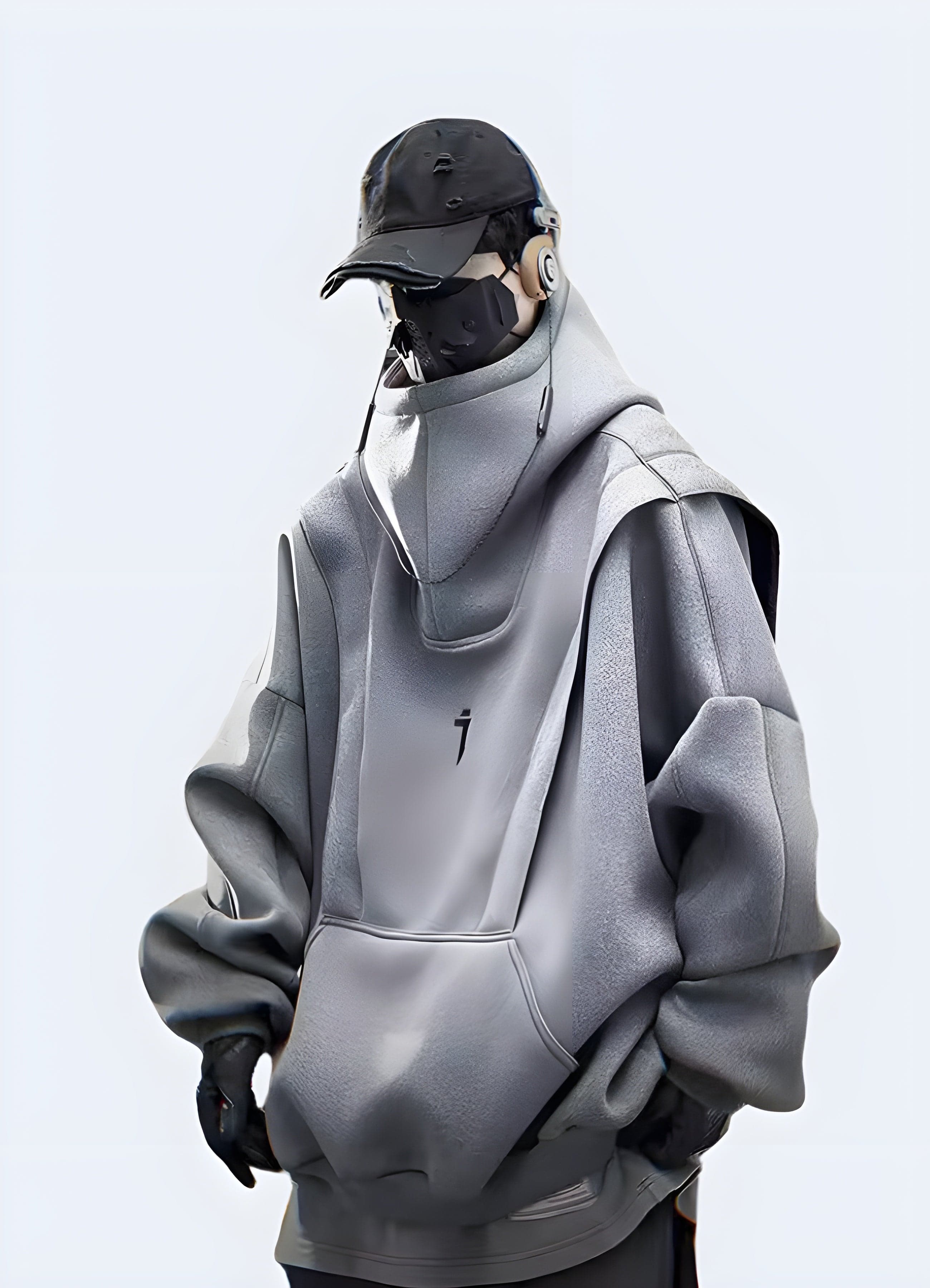 Harajuku Hoodie – Blackout Techwear UK
