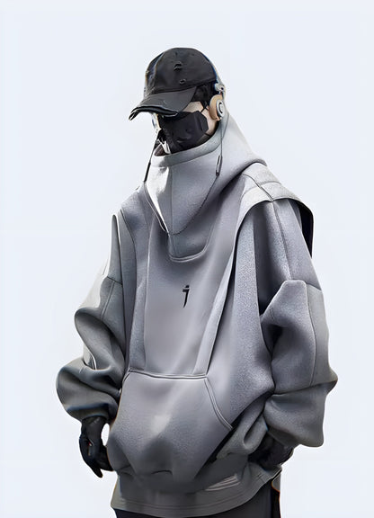 Covisoty Hoodie Heren Capuchon Trui Pullover, Mannen Techwear Hip hop Patchwork Streetwear Sweatshirt Sport Covisoty Hoodie Heren Capuchon Trui Pullover, Mannen Techwear Hip hop Patchwork Streetwear Sweatshirt Sport