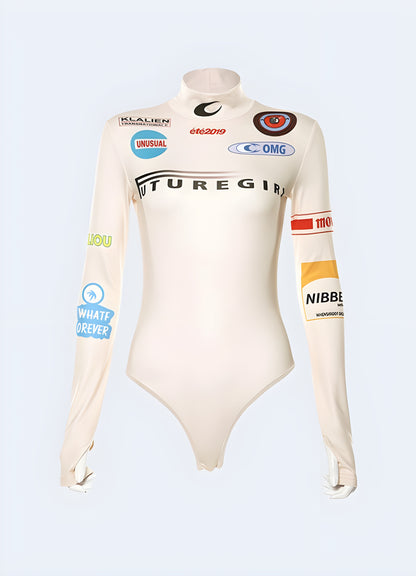 Cutting-edge high-tech bodysuit with innovative features, ideal for UK tech enthusiasts and fashion-forward individuals.