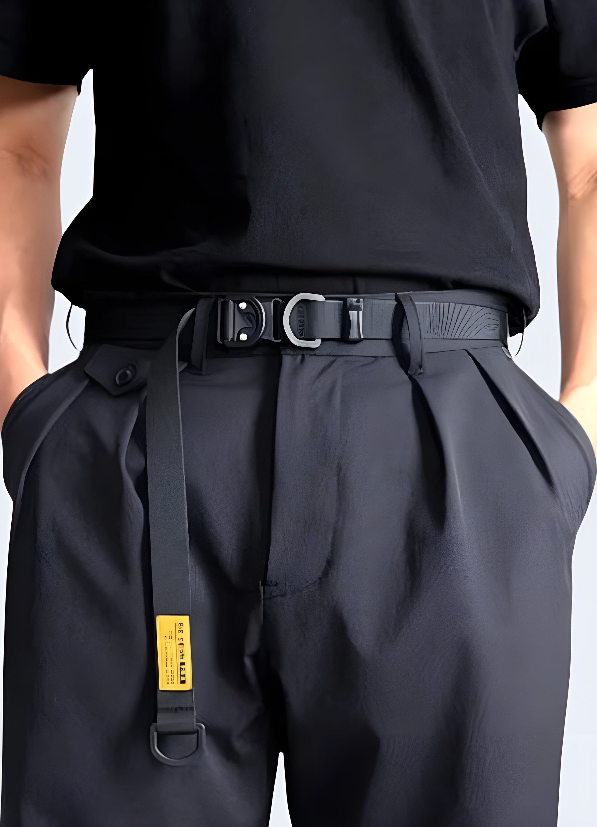 The belt's robust construction ensures it stands up to the rigors of everyday wear while maintaining a sleek profile UK.