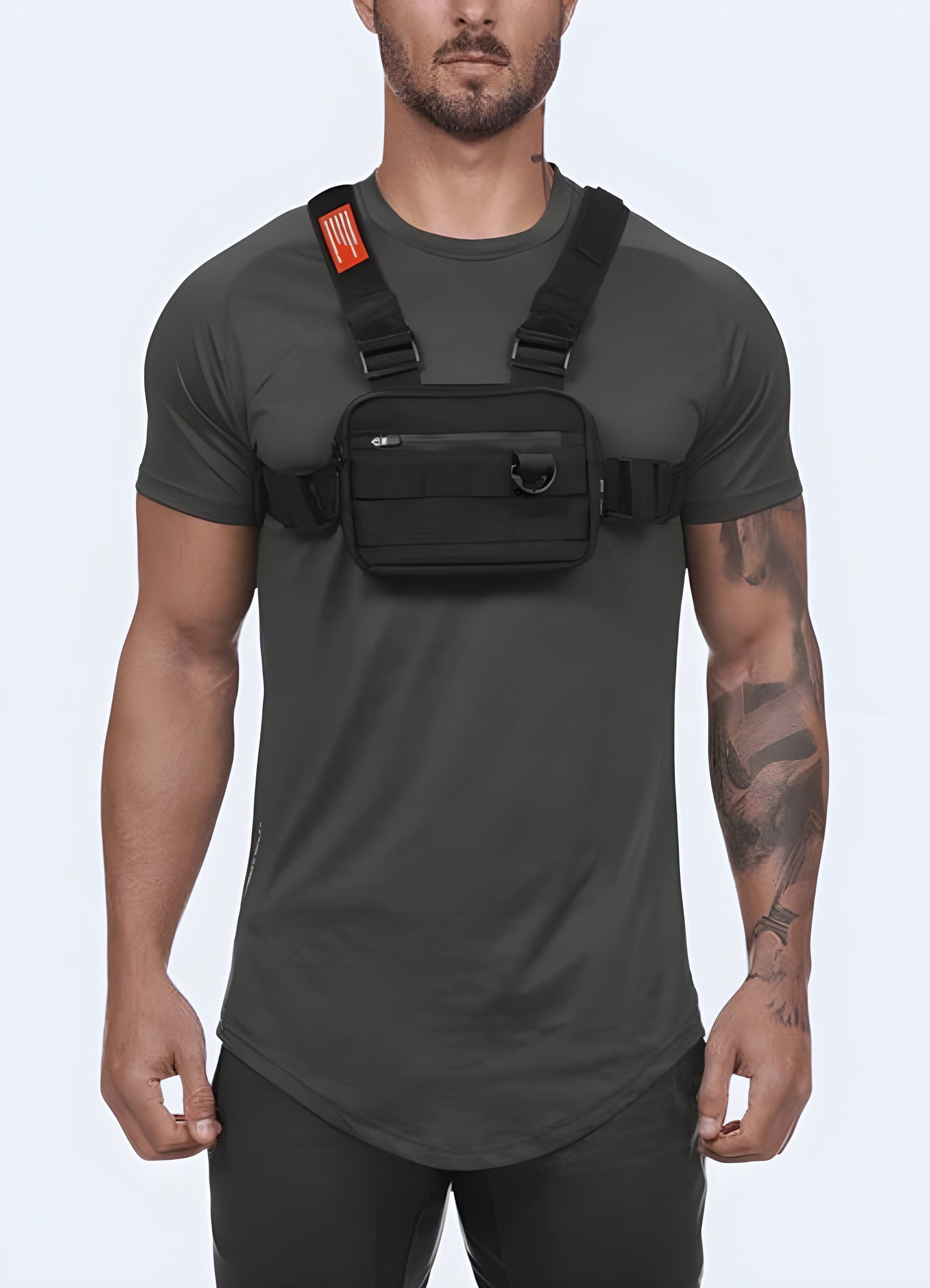 Shoulder Bag Men Chest Rig Chest Rig Bag Tactical – Blackout