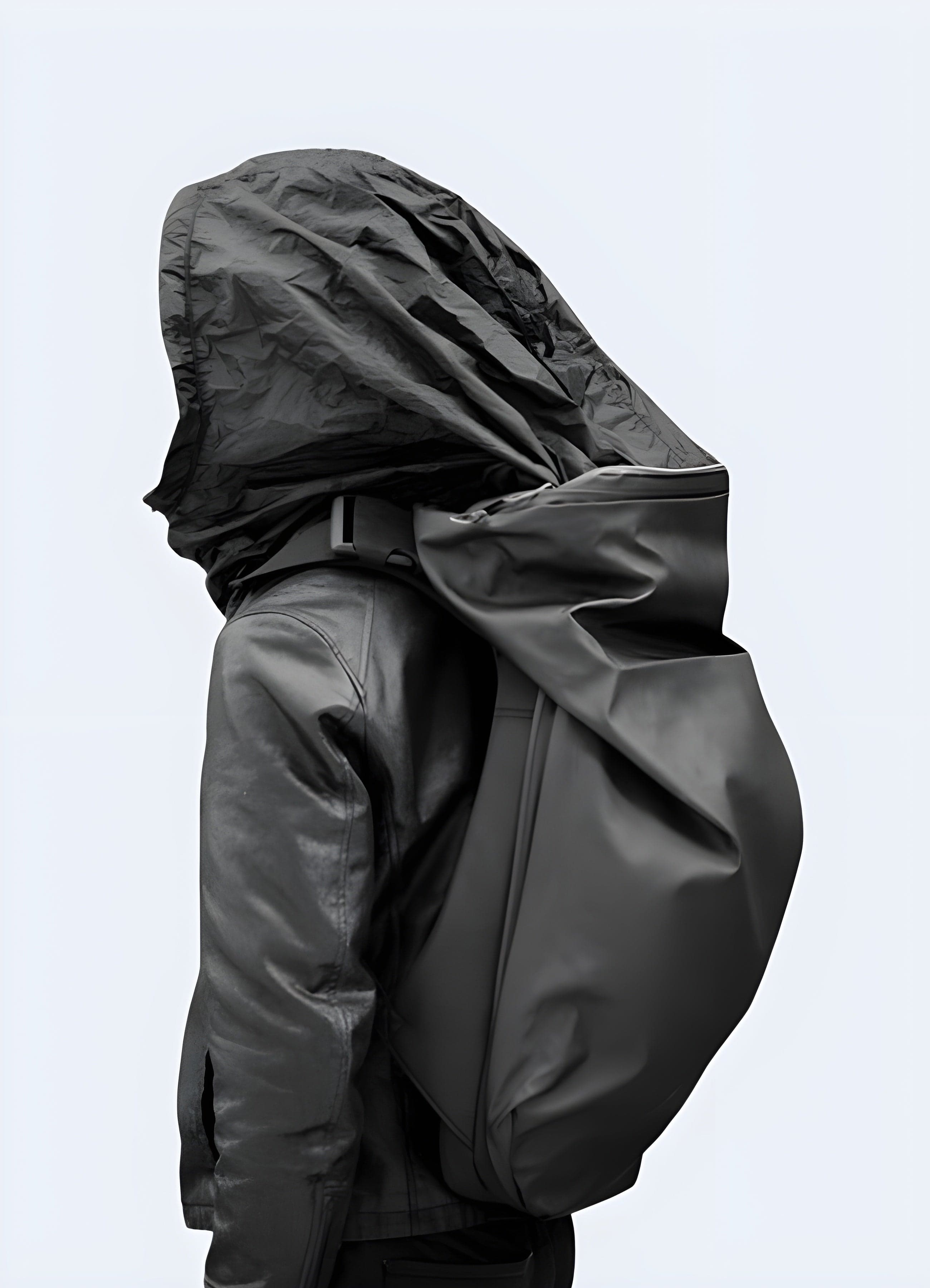 Hooded Backpack – Blackout Techwear UK