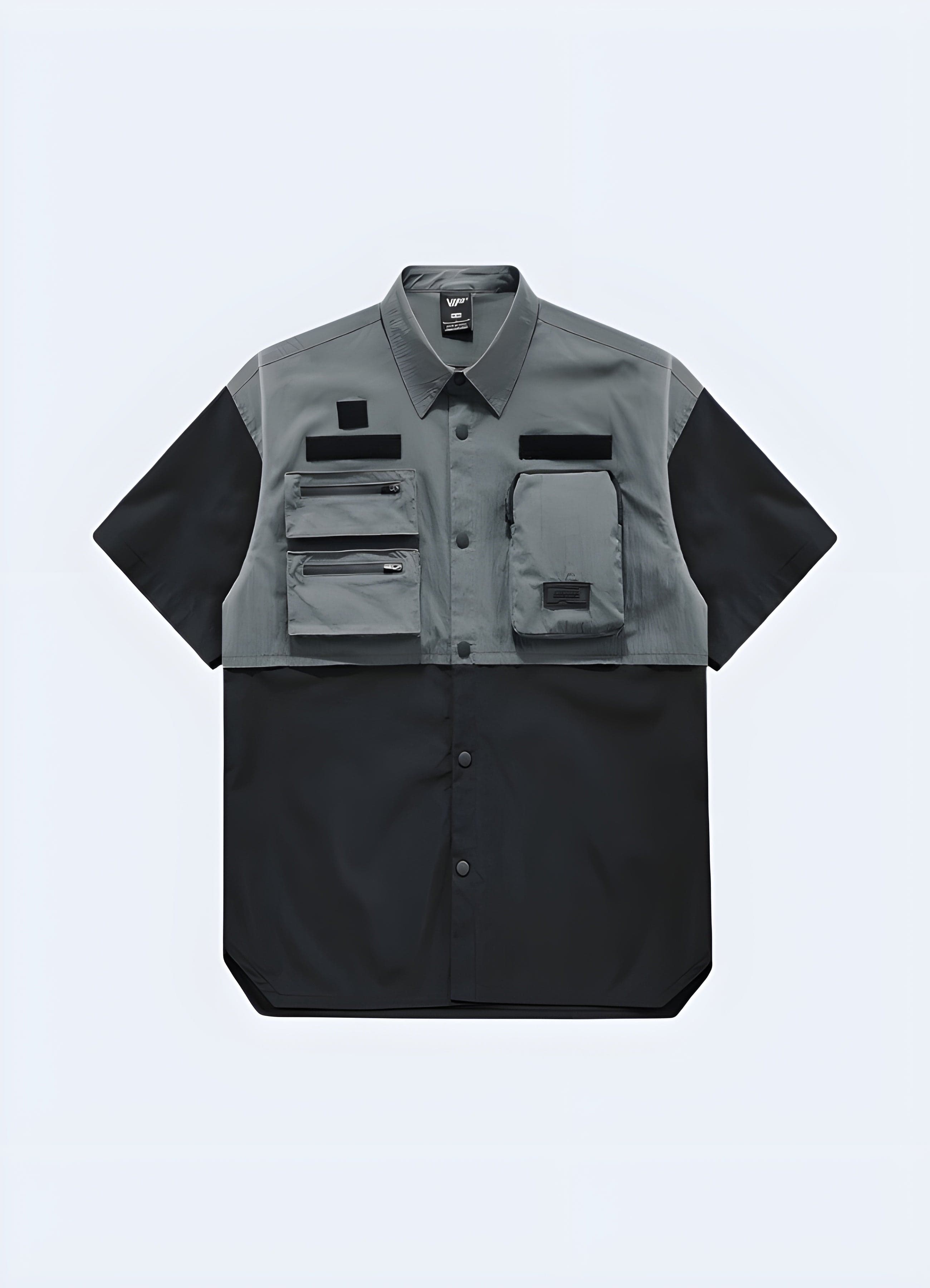 Multi Pocket Shirt Blackout Techwear UK