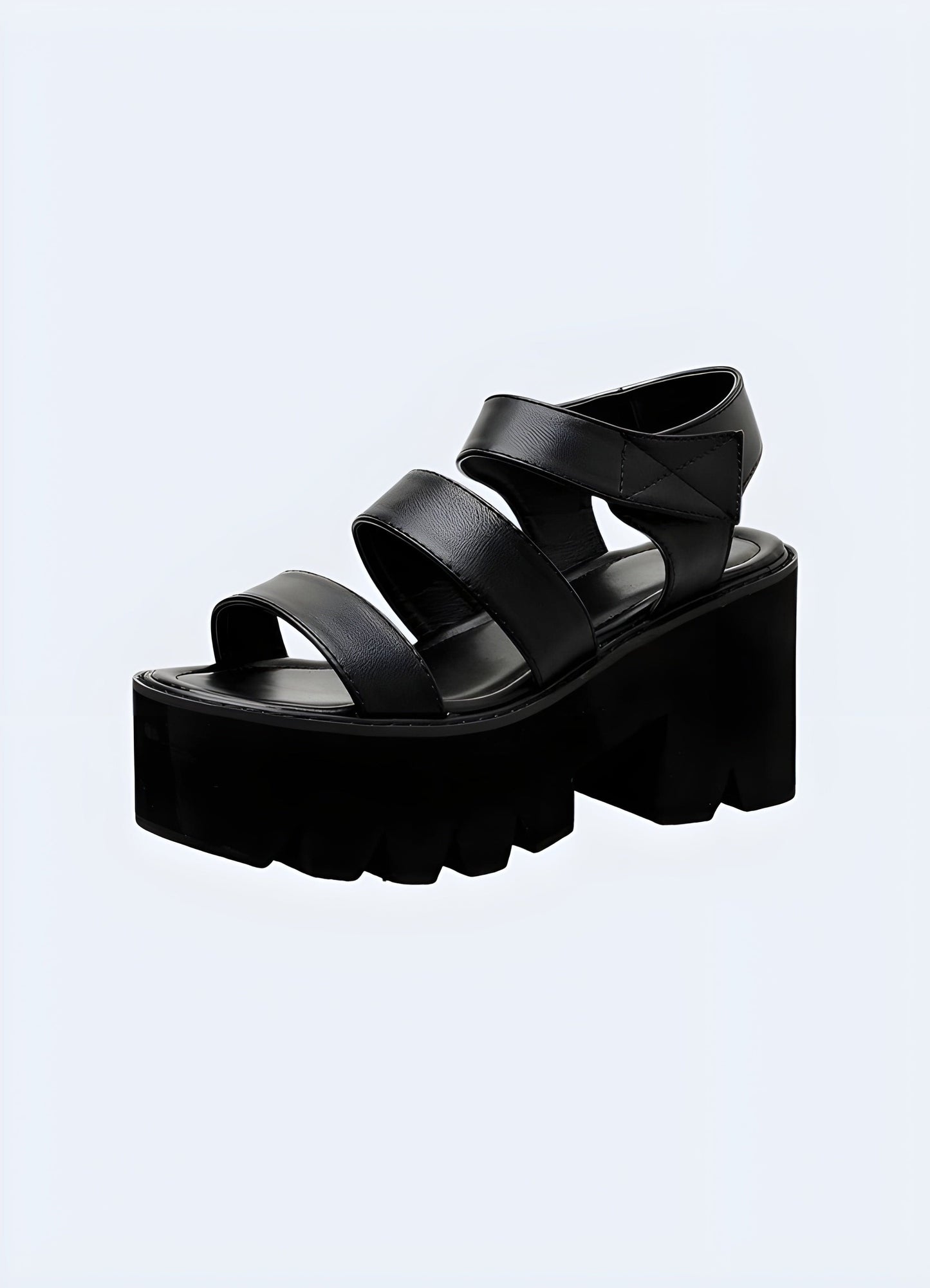 Platform sandals with a chunky heel, offering a perfect balance of style, comfort, and added height, ideal for making a bold fashion statement.