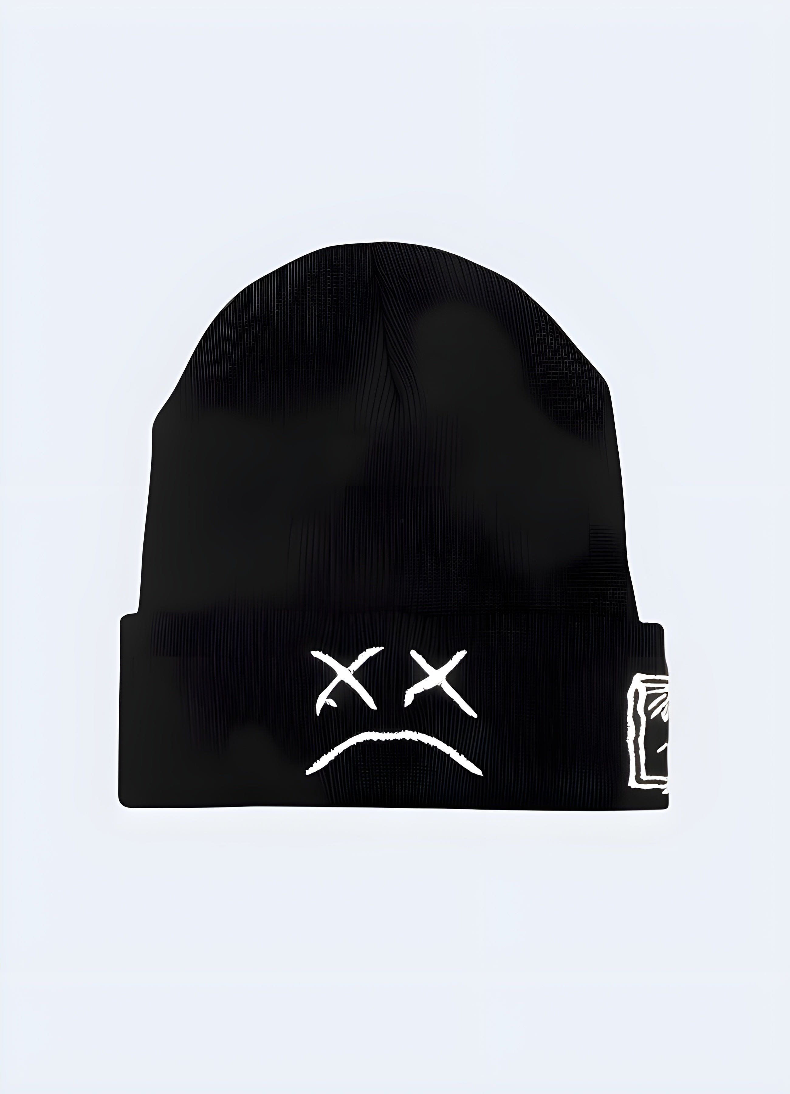 Sad Beanie – Blackout Techwear UK