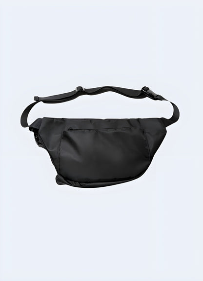 Top zipper closure unisex streetstyle design streetwear crossbody bag UK.