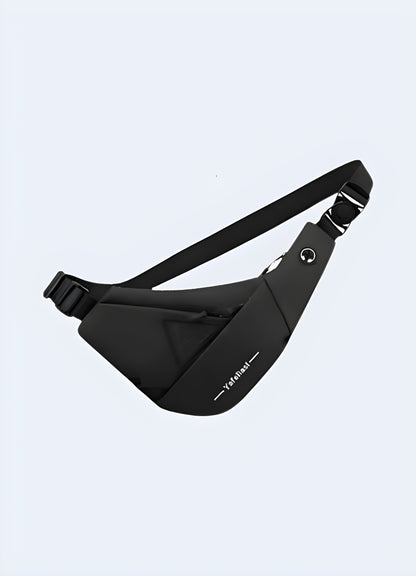 A tactical crossbody bag displayed in a front view, designed for durability and style, perfect for urban adventurers in the UK.