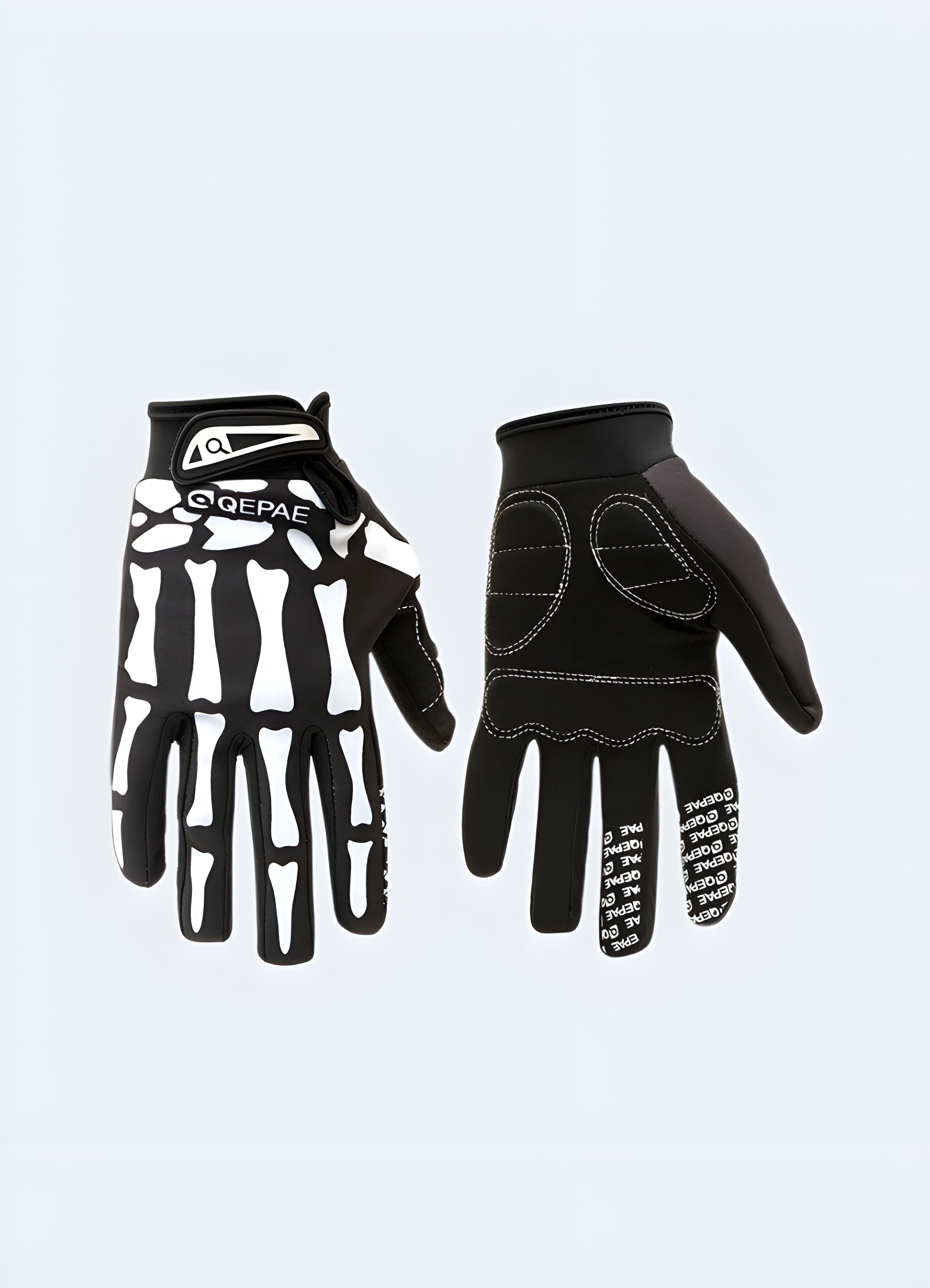 Techwear Skull Gloves