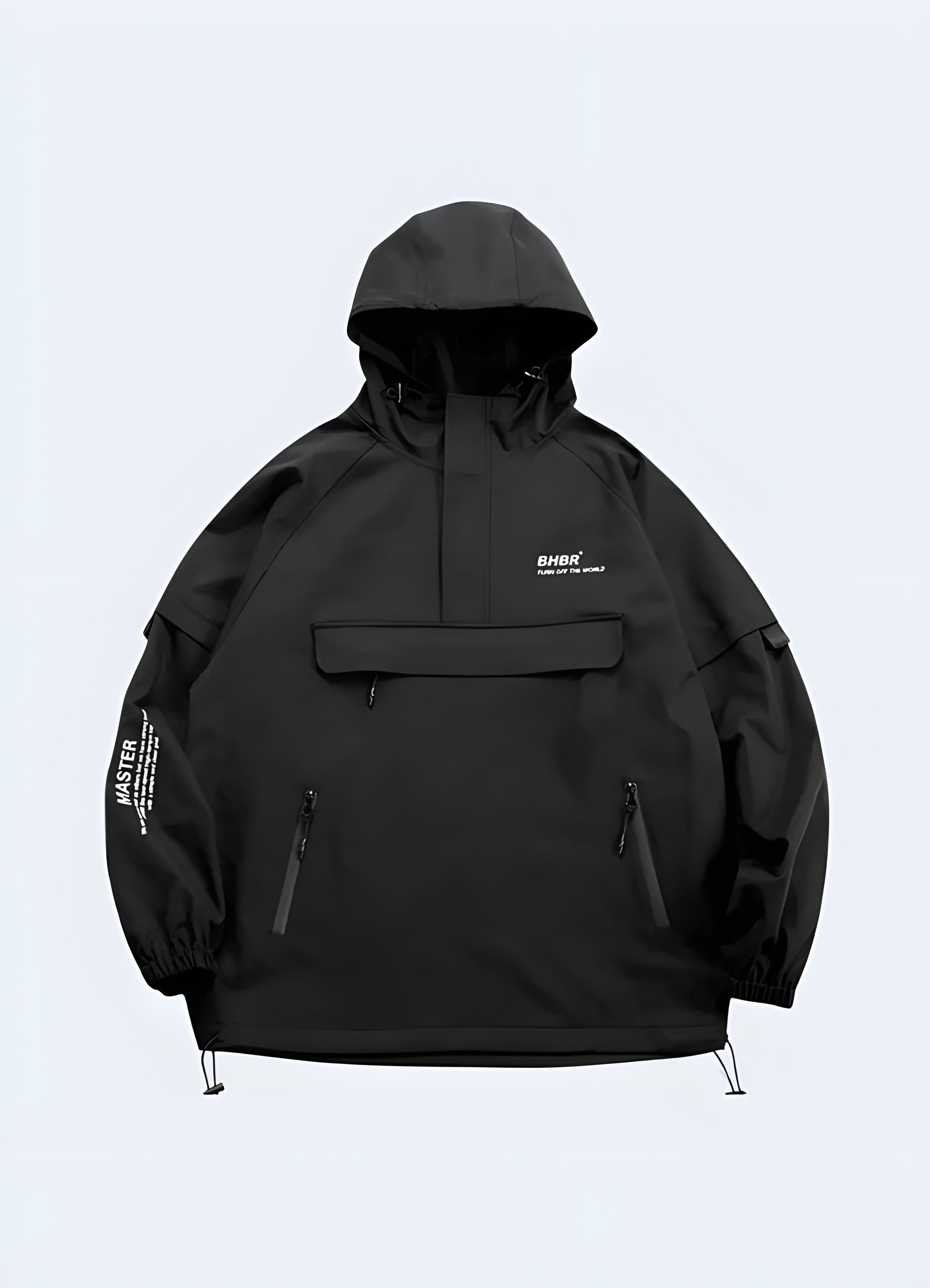 Techwear Shell Jacket – Blackout Techwear UK