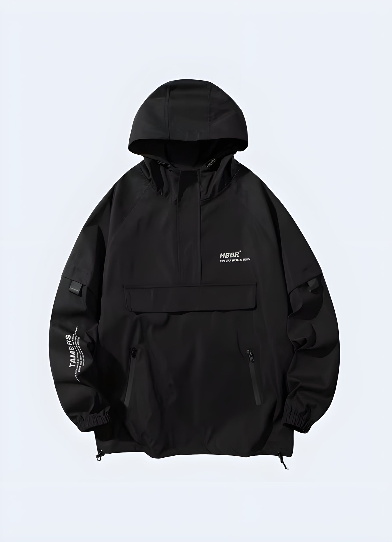 Techwear Shell Jacket – Blackout Techwear UK