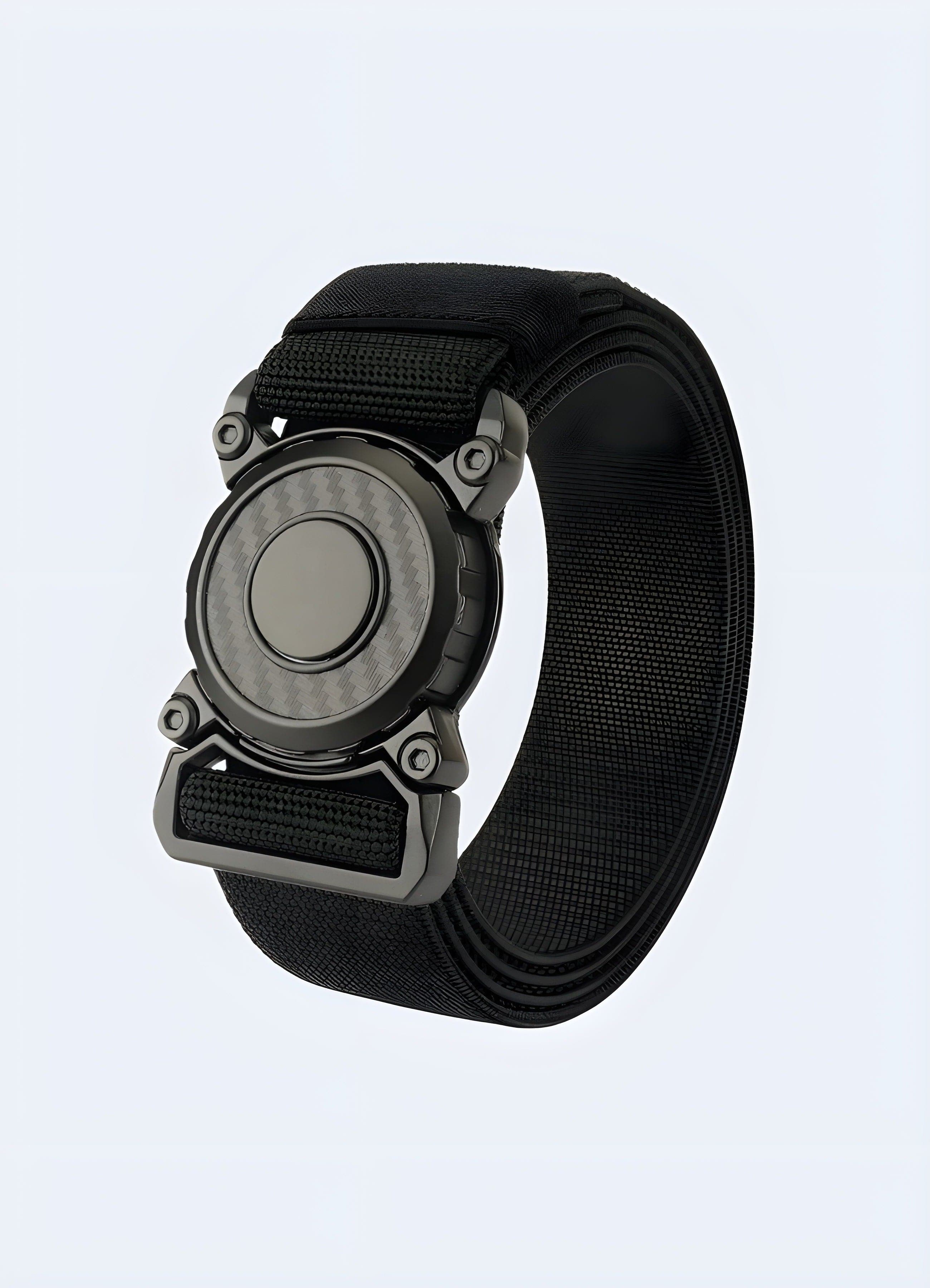 Techwear Belt Round Buckle – Blackout Techwear UK