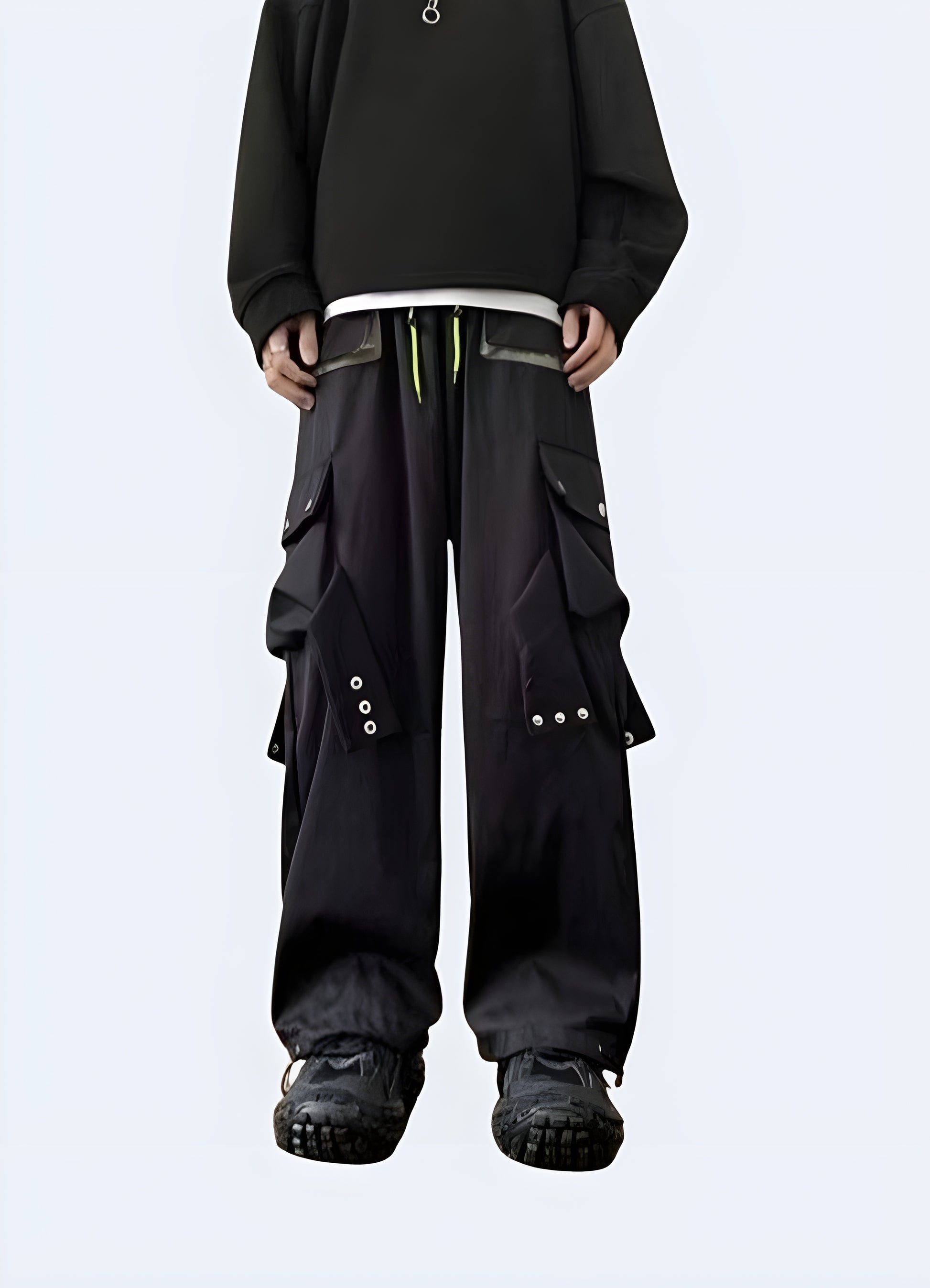 High-performance techwear cargo pants for women, combining style and functionality, perfect for outdoor enthusiasts in the UK.
