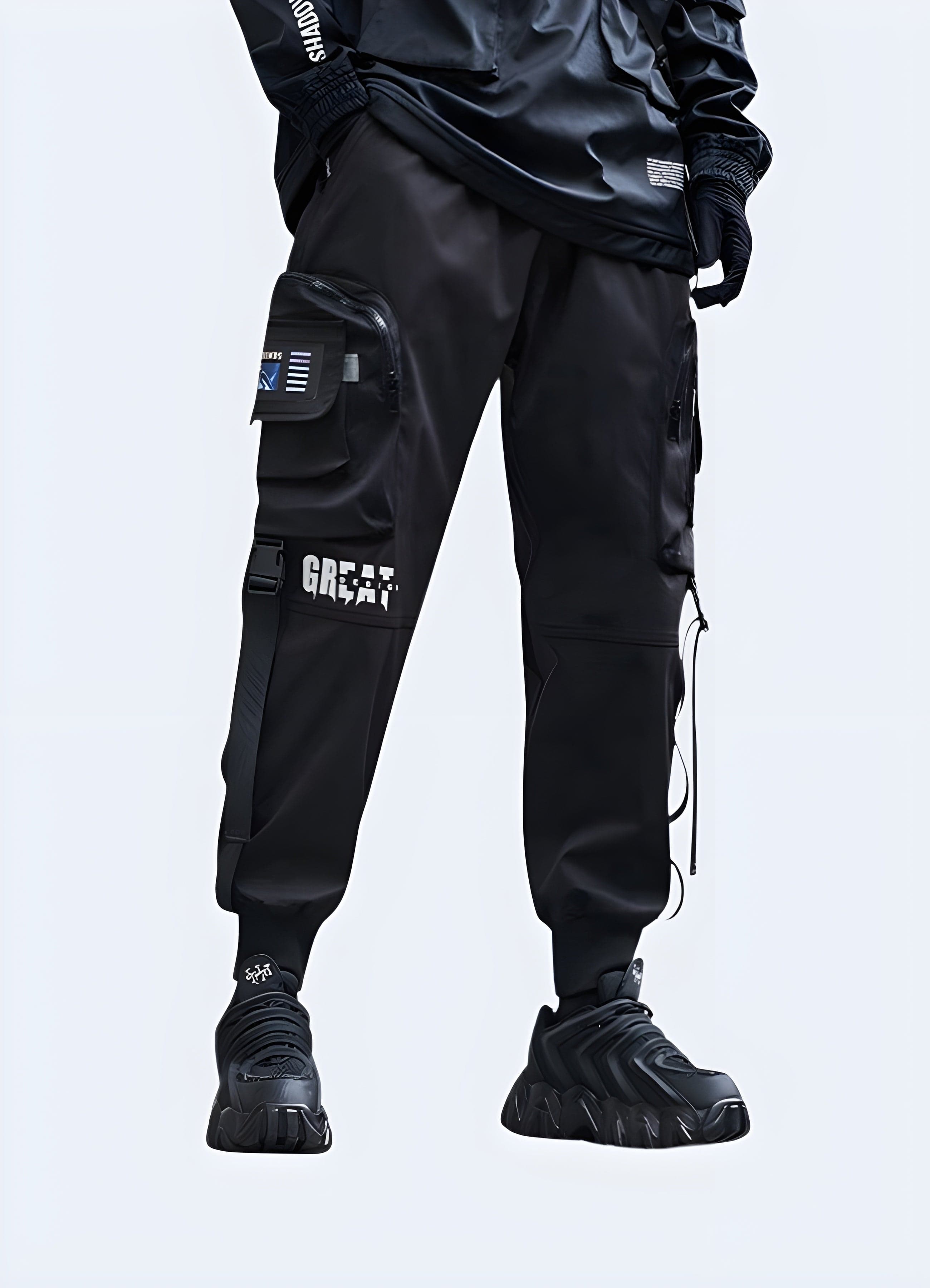 Techwear Cargo Trousers – Blackout Techwear UK