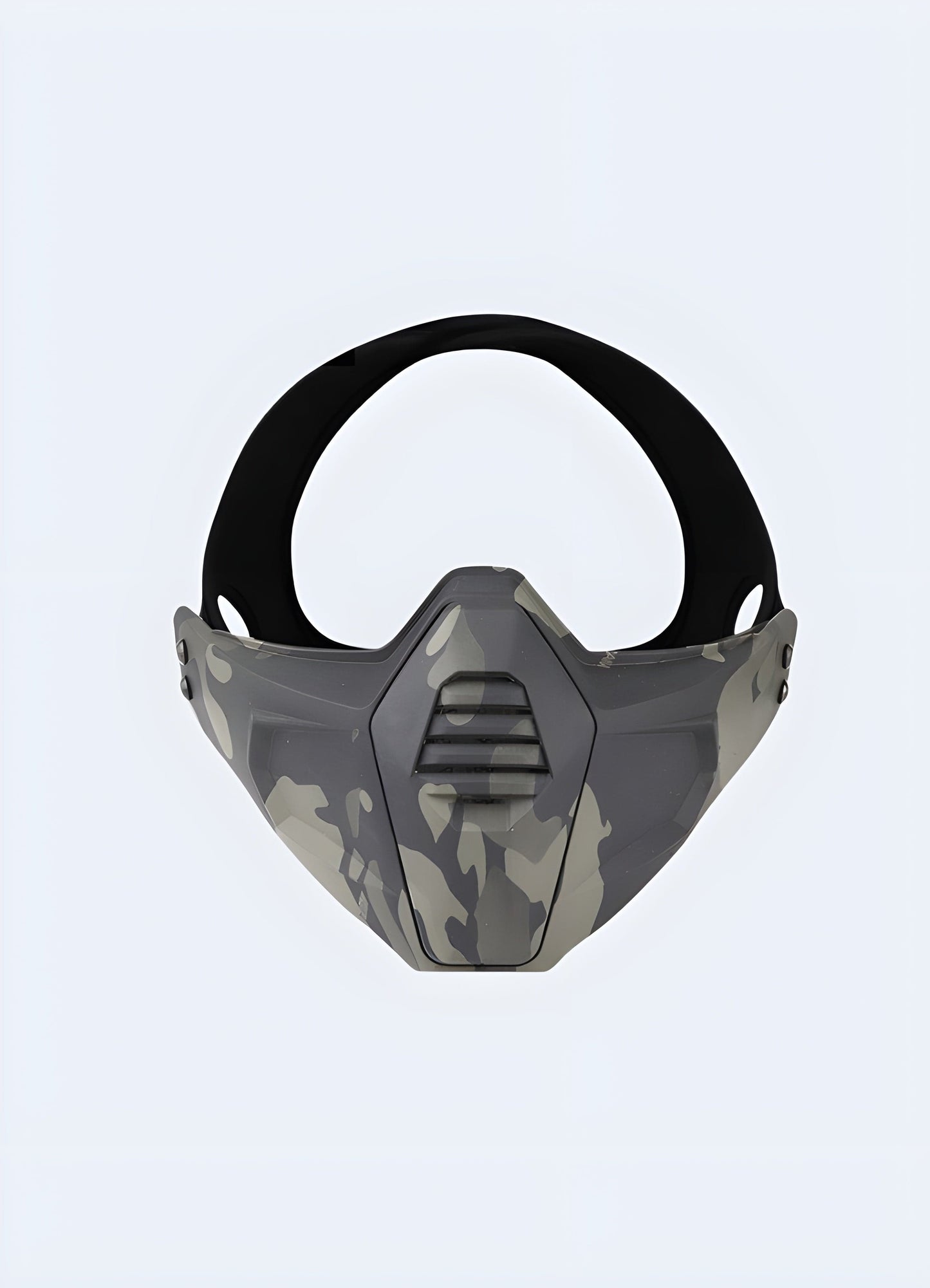 UK Maintain anonymity while commanding attention with the techwear half mask's menacing visuals. 