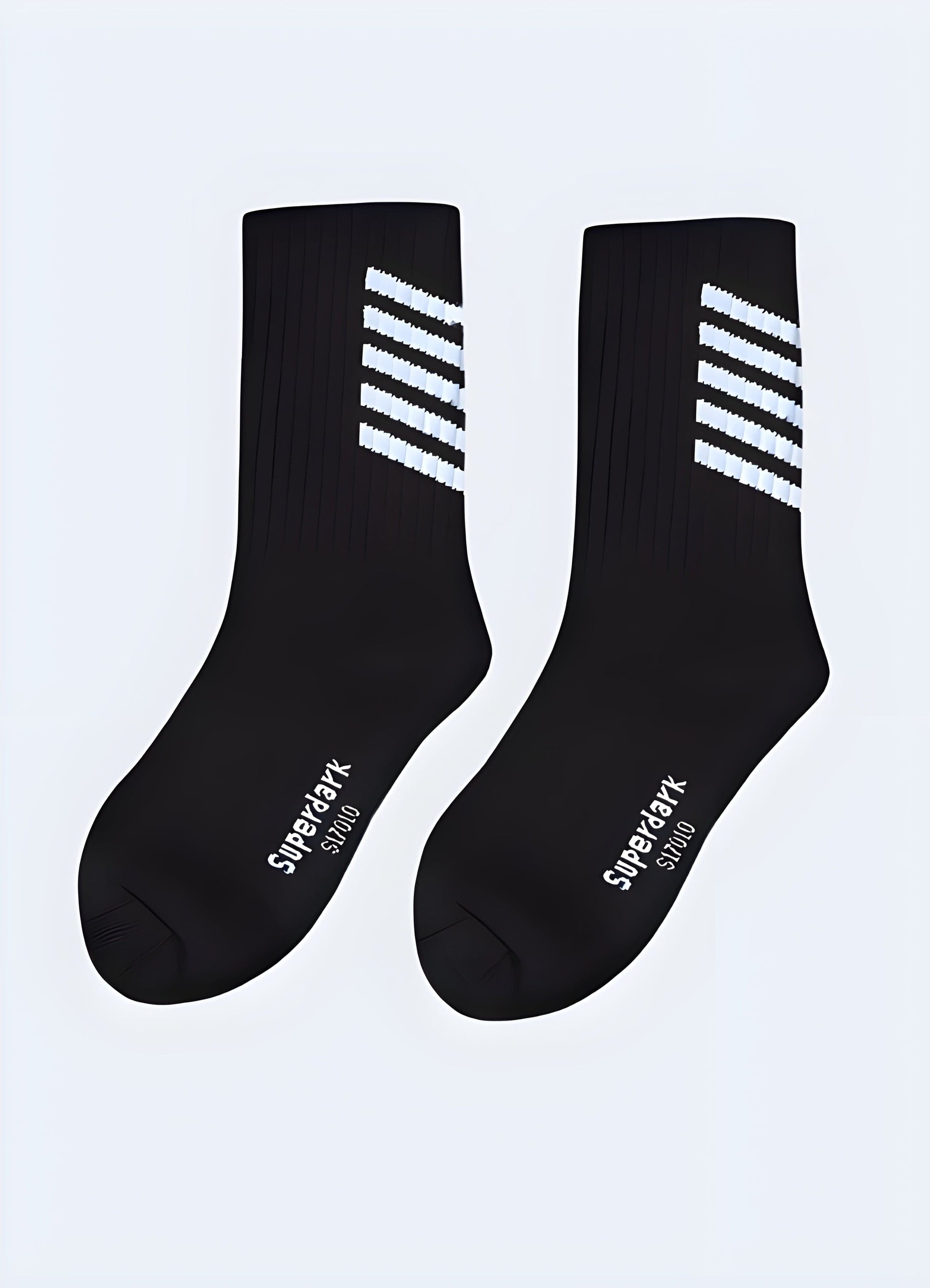 Techwear-inspired streetwear socks with unique design elements, combining fashion and functionality for UK customers.