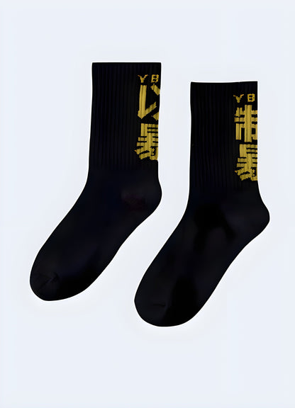 Tokyo street socks featuring unique Japanese-inspired designs, perfect for adding a touch of urban style to your UK wardrobe.