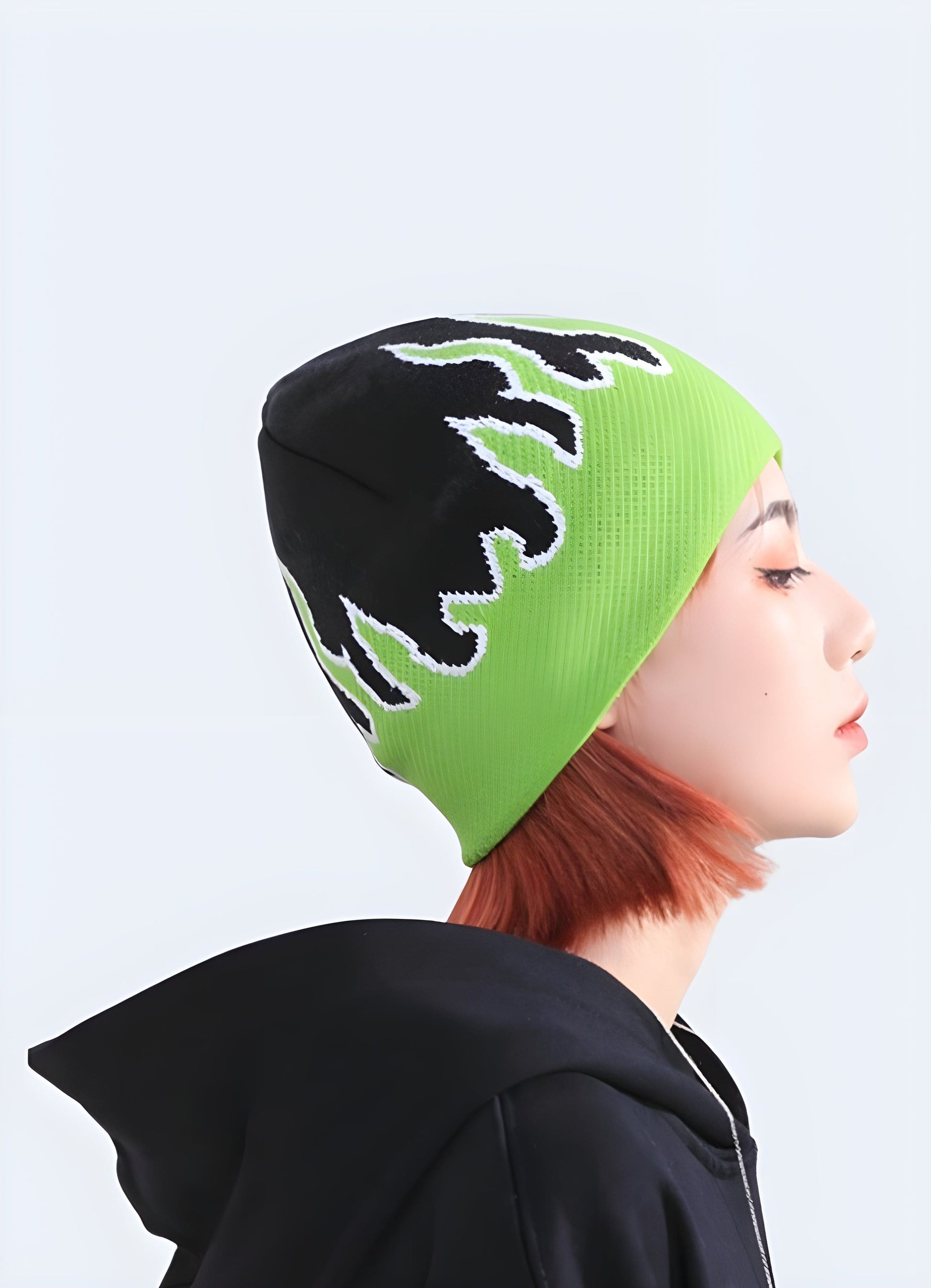 This unique beanie makes a statement and keeps you warm.