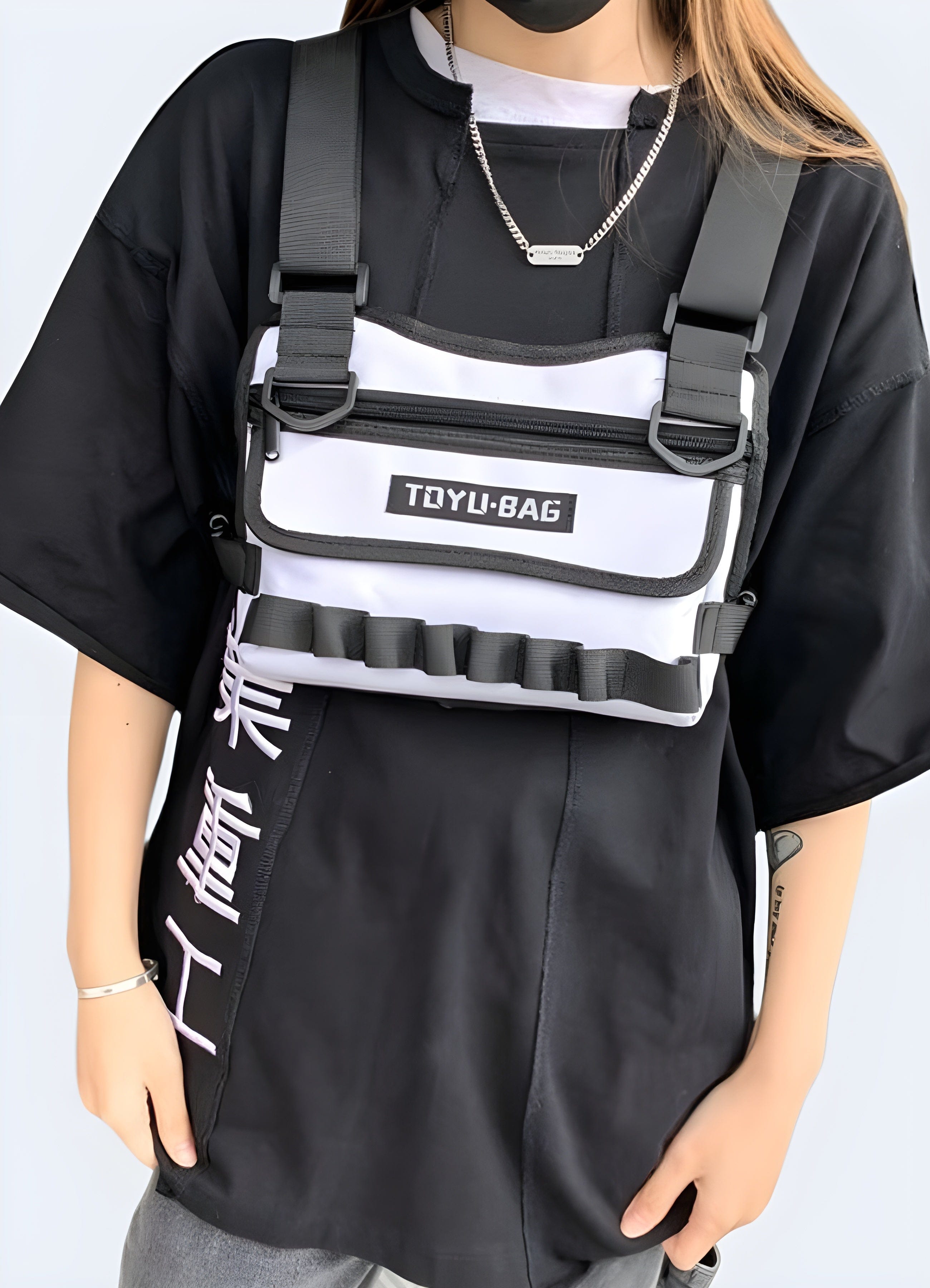 White chest rig bag sales