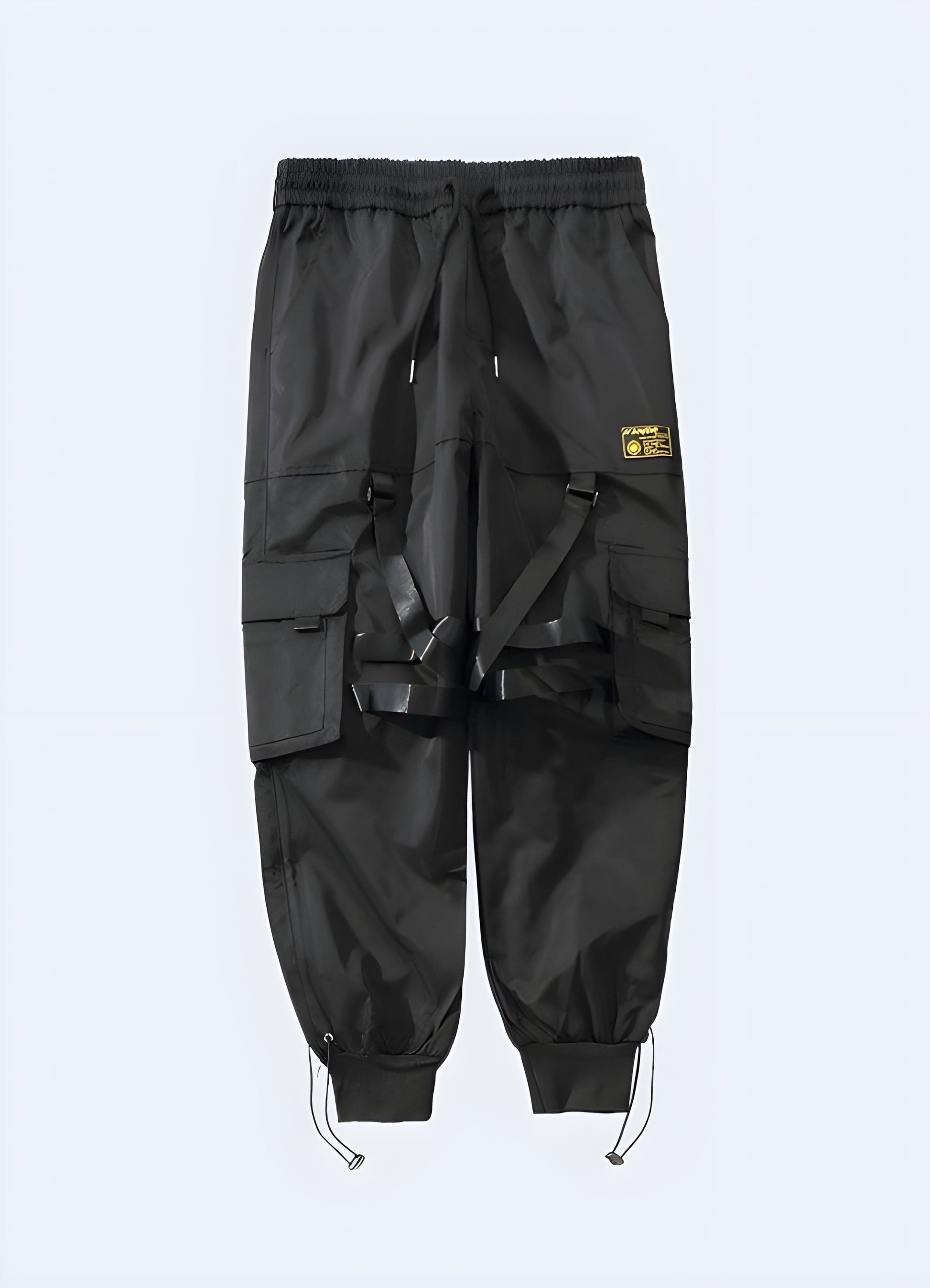 Front view of Scarlxrd inspired pants available in the UK, highlighting the eye-catching details that embody the British rapper's avant-garde aesthetic.