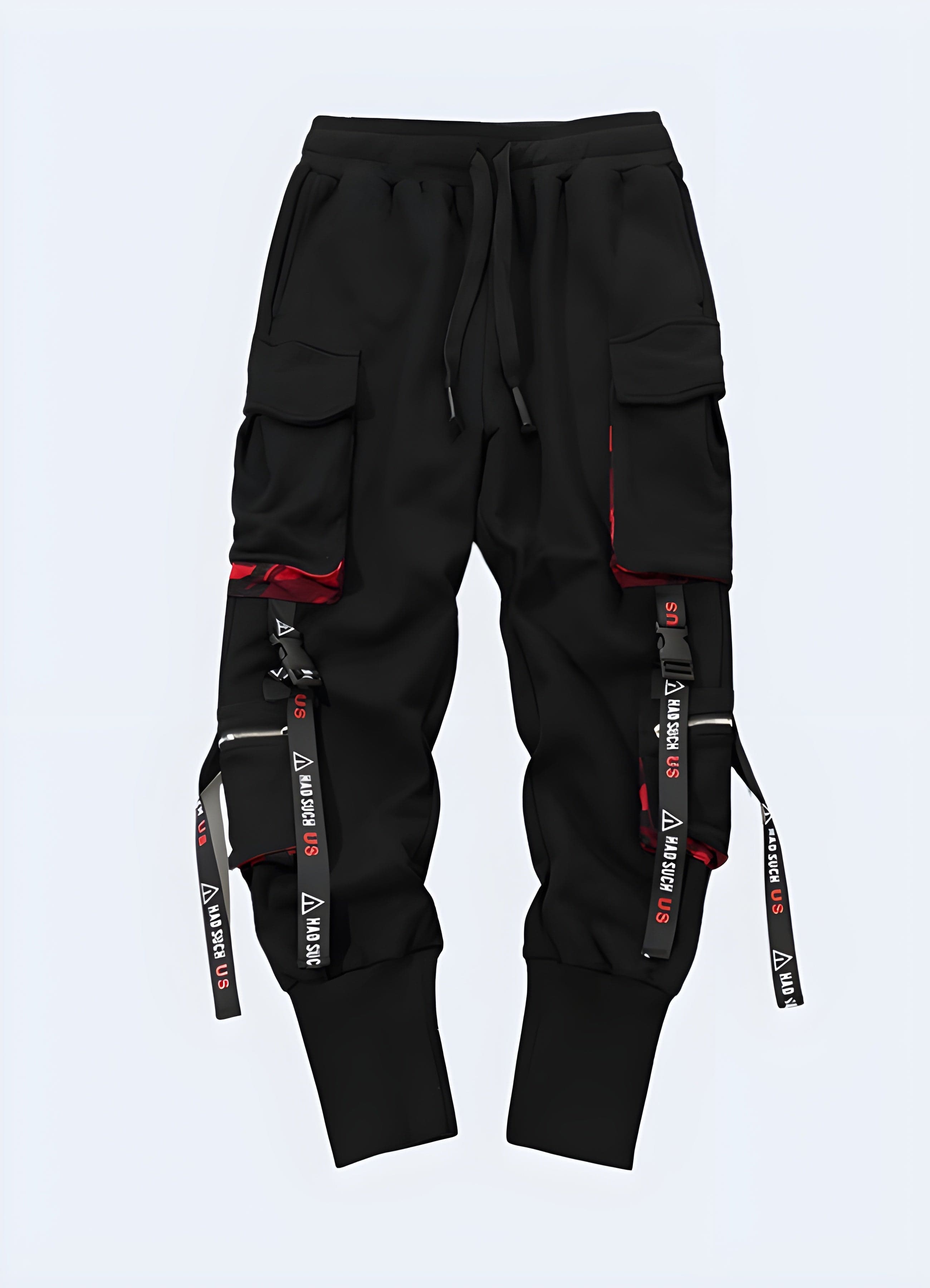 Cargo trousers with straps store